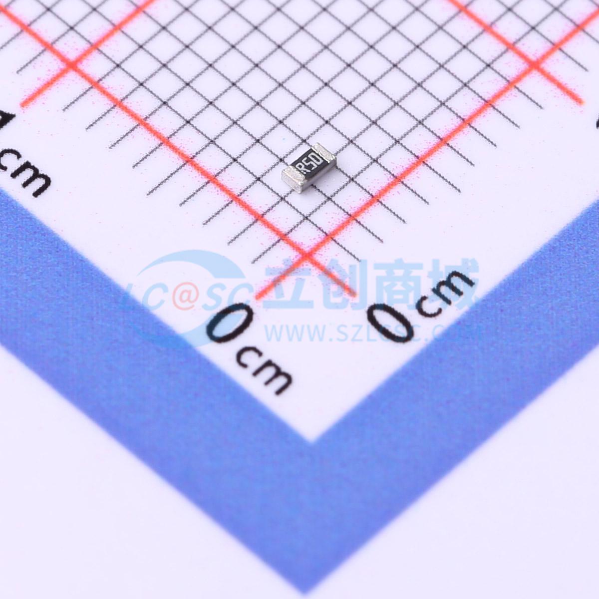 点击查看大图 CR0603JAR500G实物图