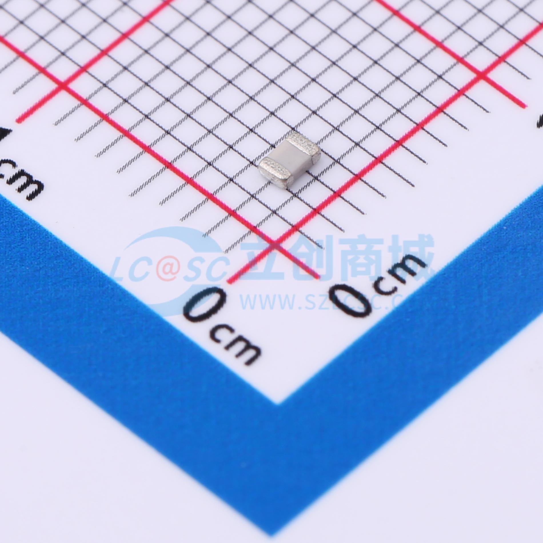 点击查看大图 CC0805JRNPO9BN161实物图