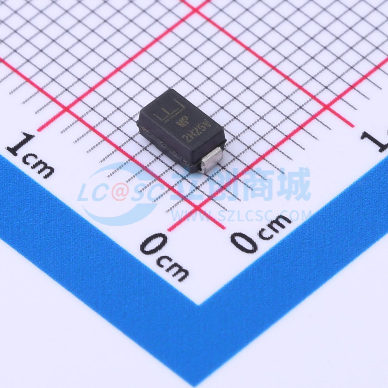 点击查看大图 SMAJ7.5CA实物图