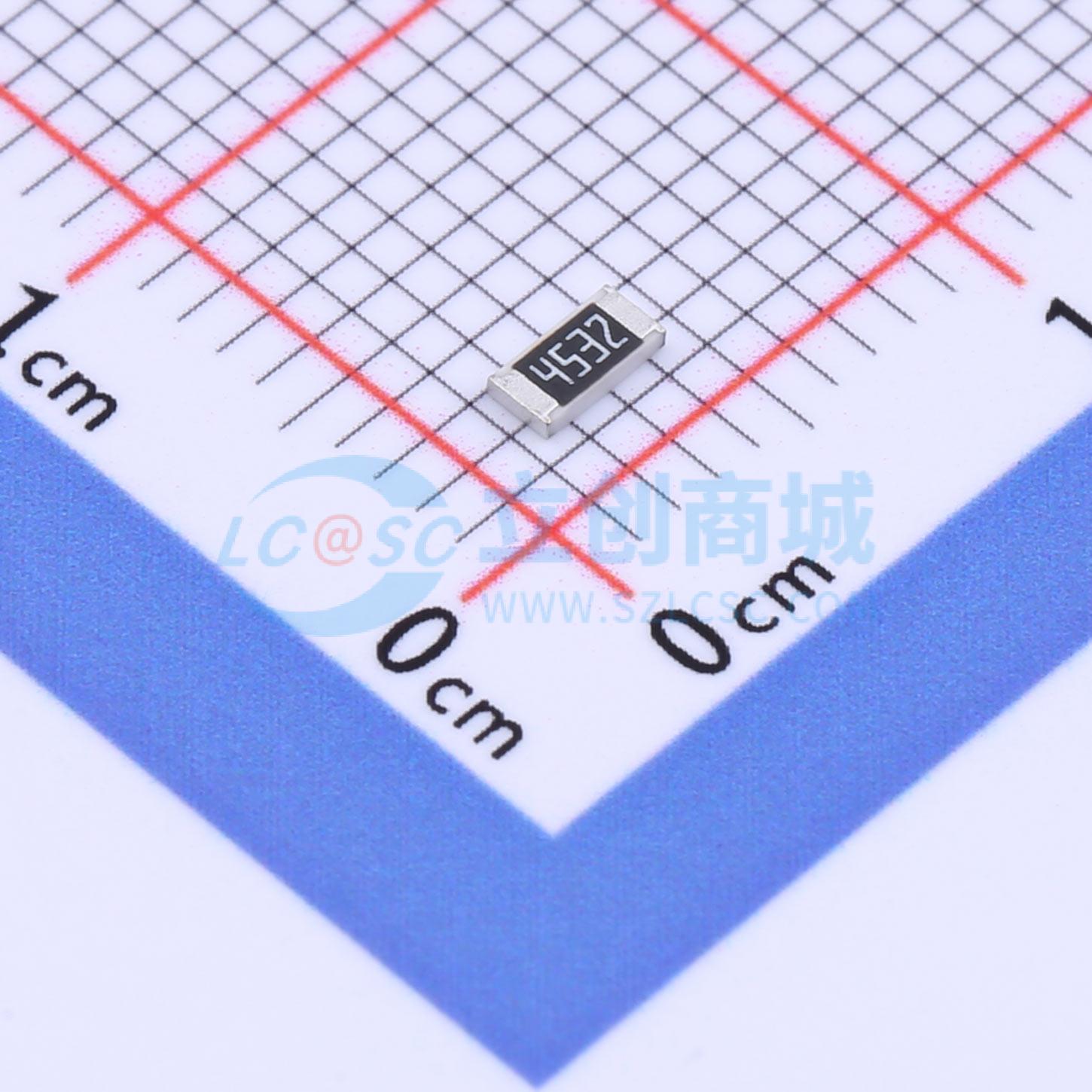 点击查看大图 FRC1206F4532TS实物图