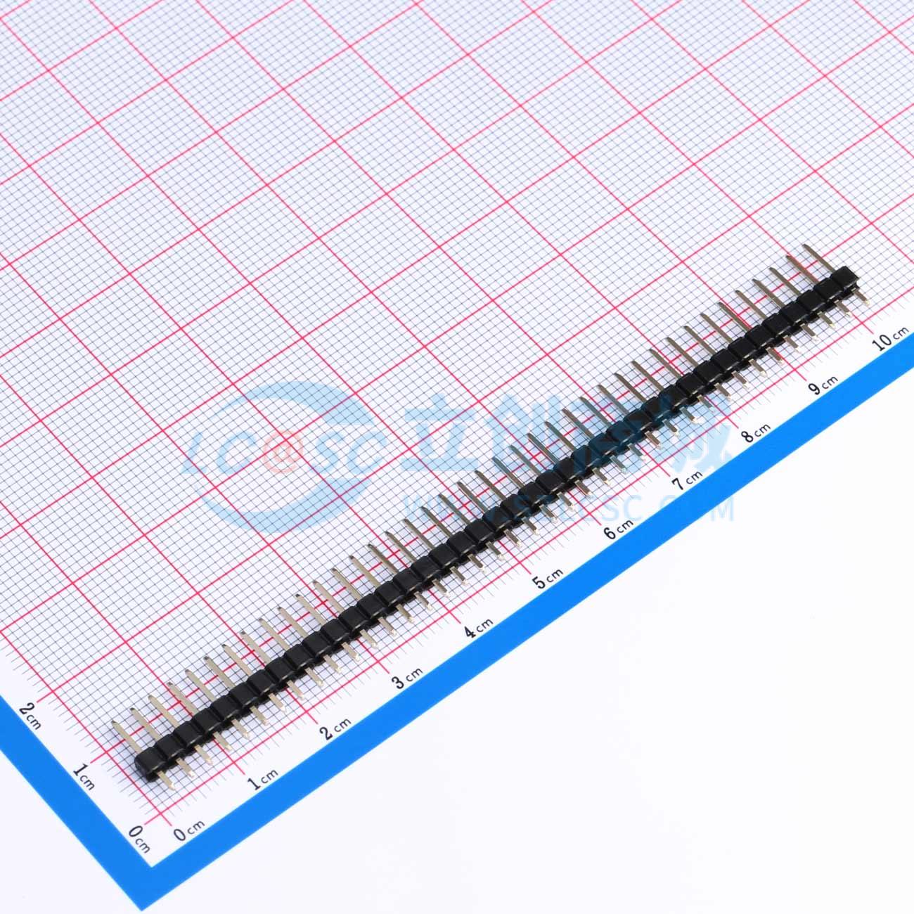 点击查看大图 KH-2.54PH180-1X40P-L11.5实物图