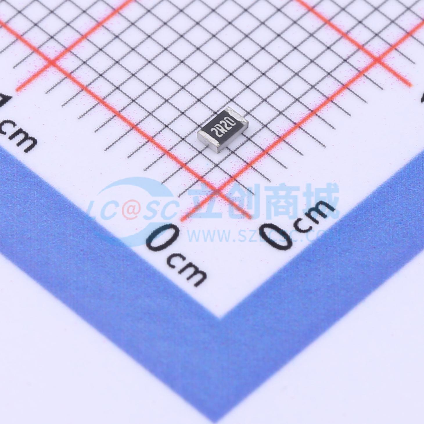 点击查看大图 SCR0805F2R2实物图