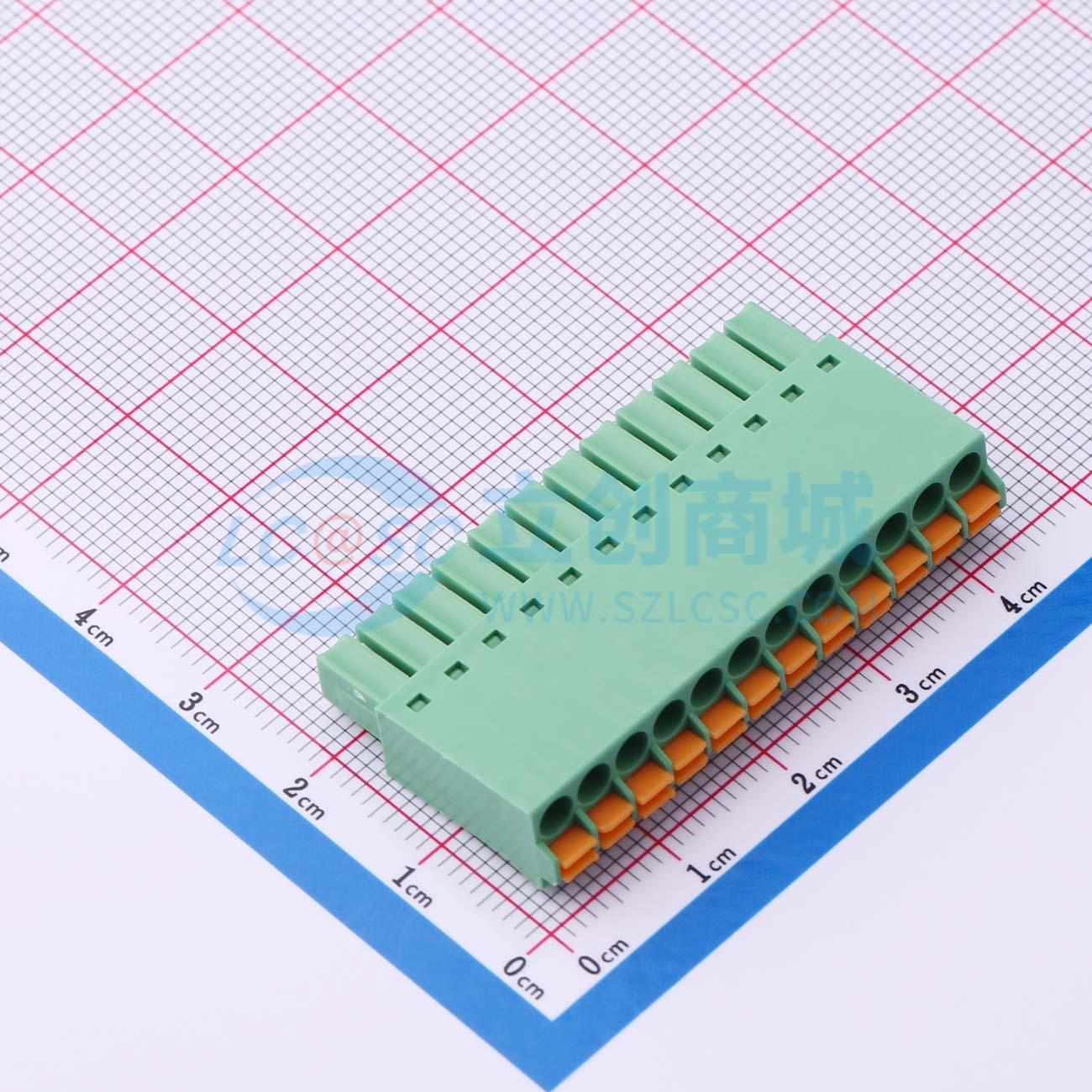 点击查看大图 MX15EDGKN-3.5-12P-GN01-Cu-A实物图