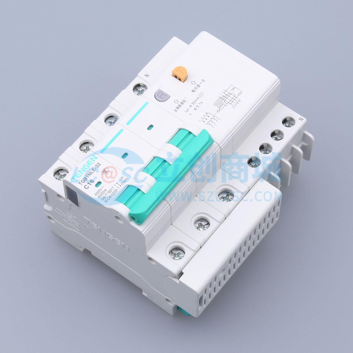 TGB1NLE-32 3P+N C16 30mA实物图