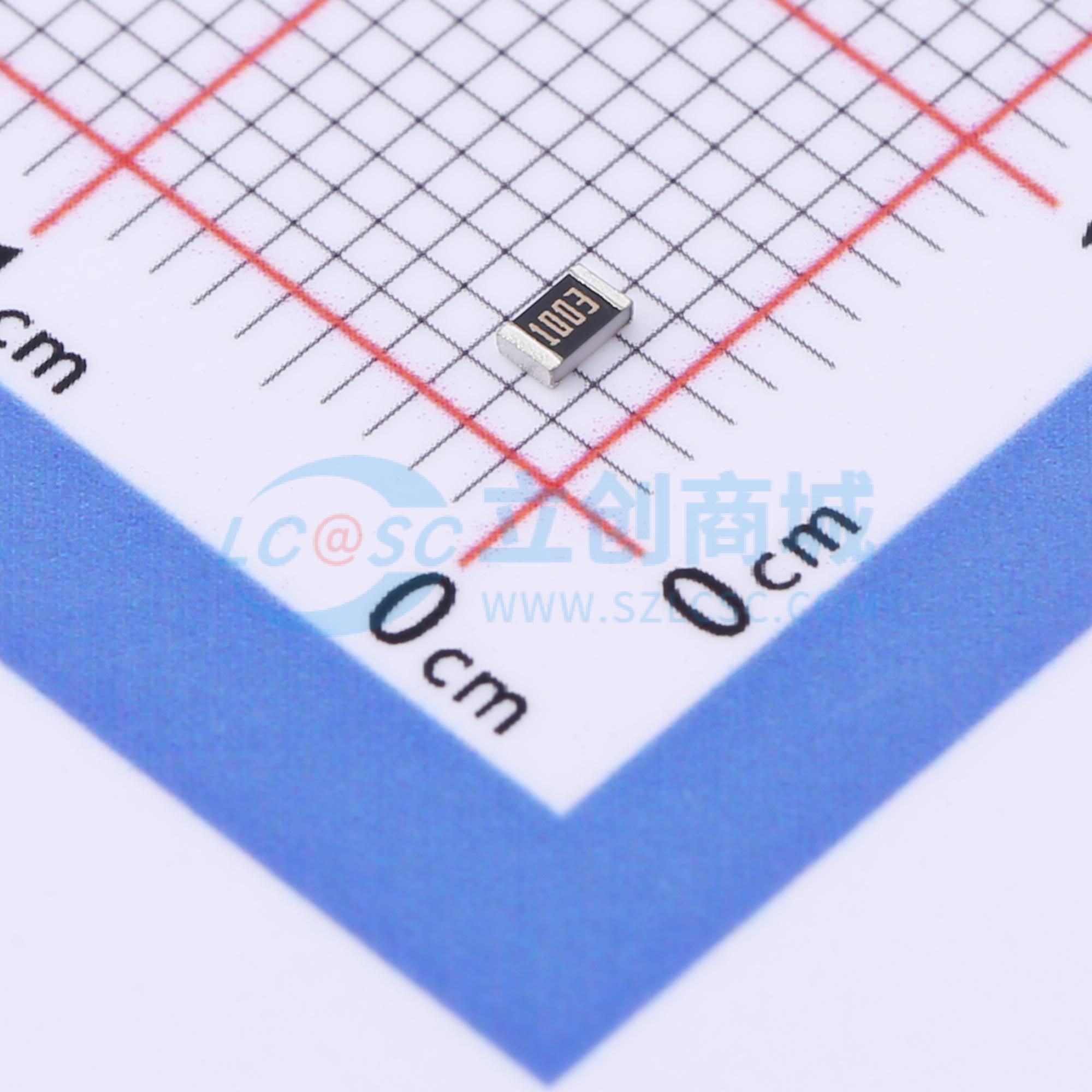 点击查看大图 HoAR0805-1/8W-100KR-1%-TCR25实物图