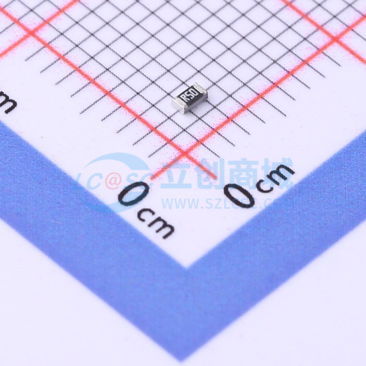 点击查看大图 CR0603FAR500G实物图