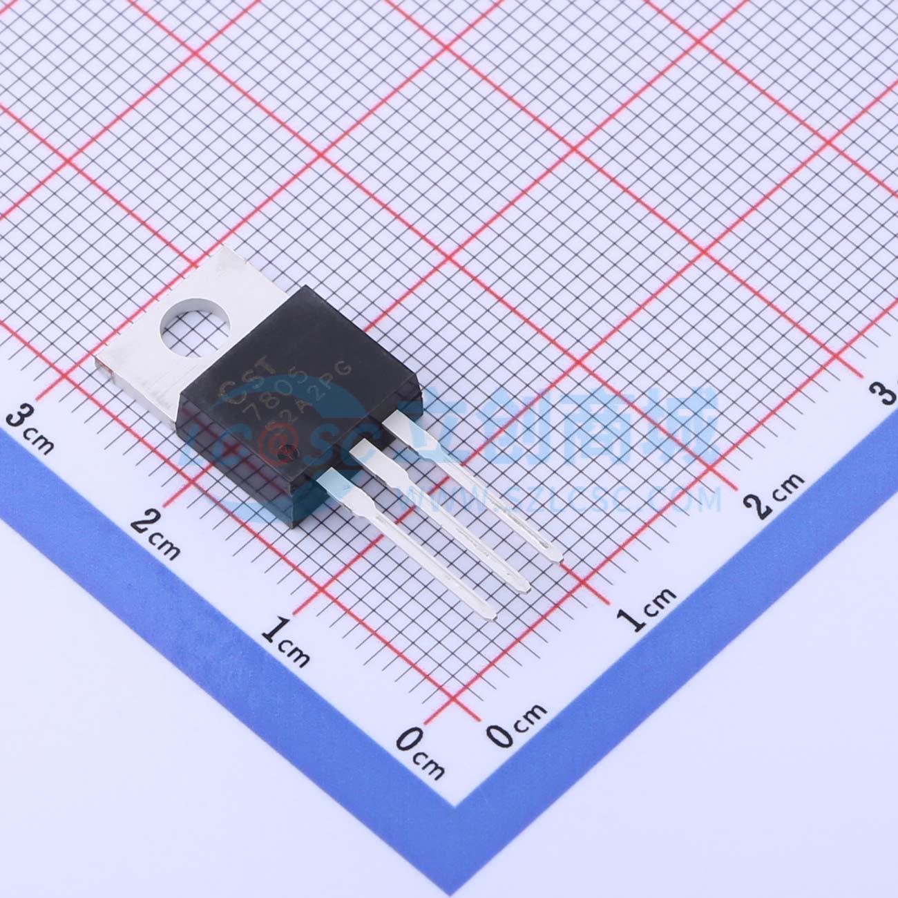 点击查看大图 7805实物图