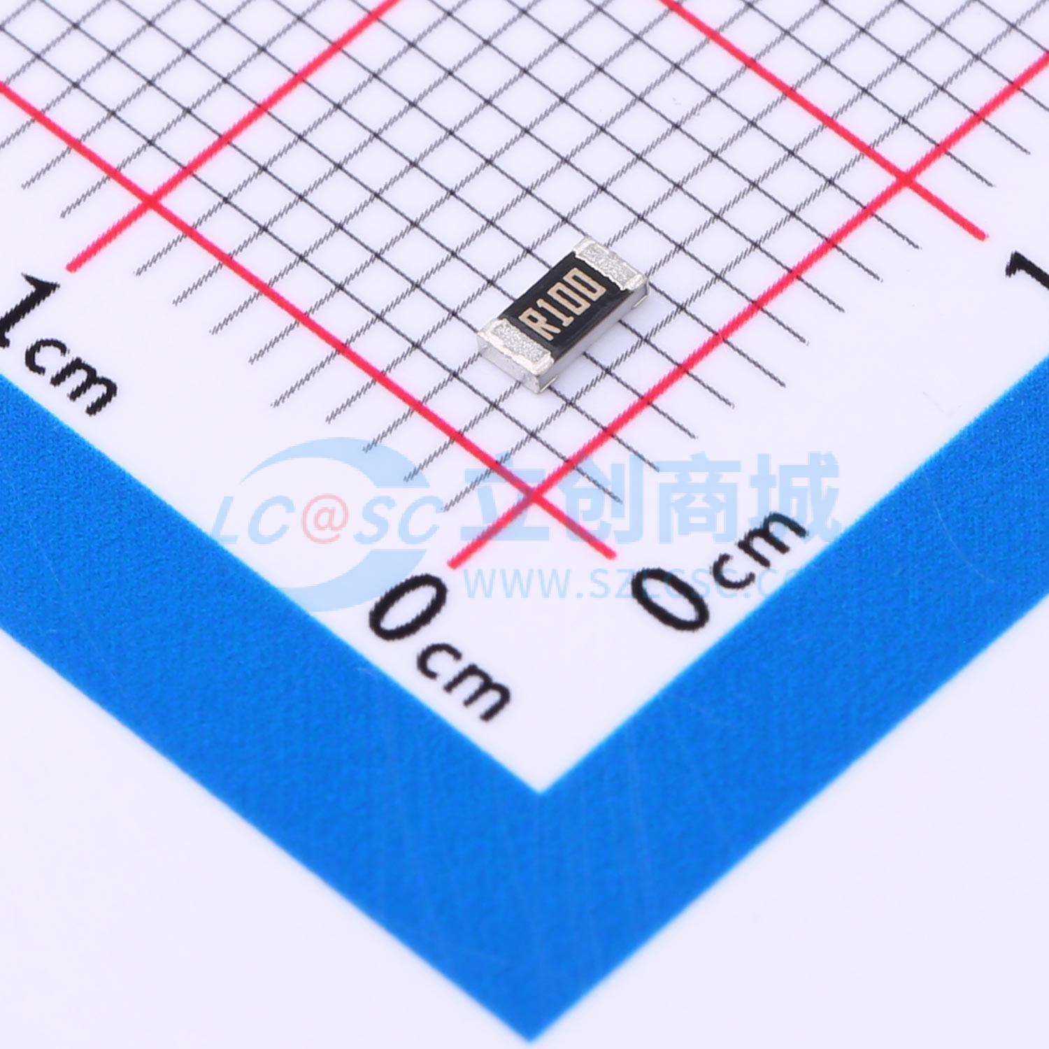 点击查看大图 HoLRTX1206-1W-100mR-1%实物图