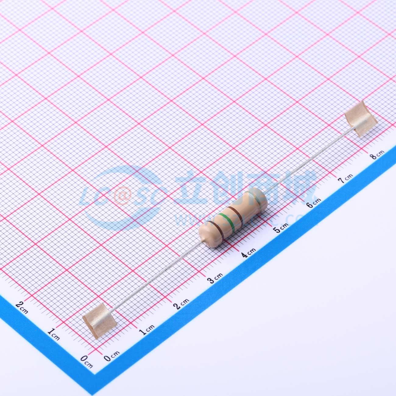 点击查看大图 CR3W-150Ω±5%-QT73实物图