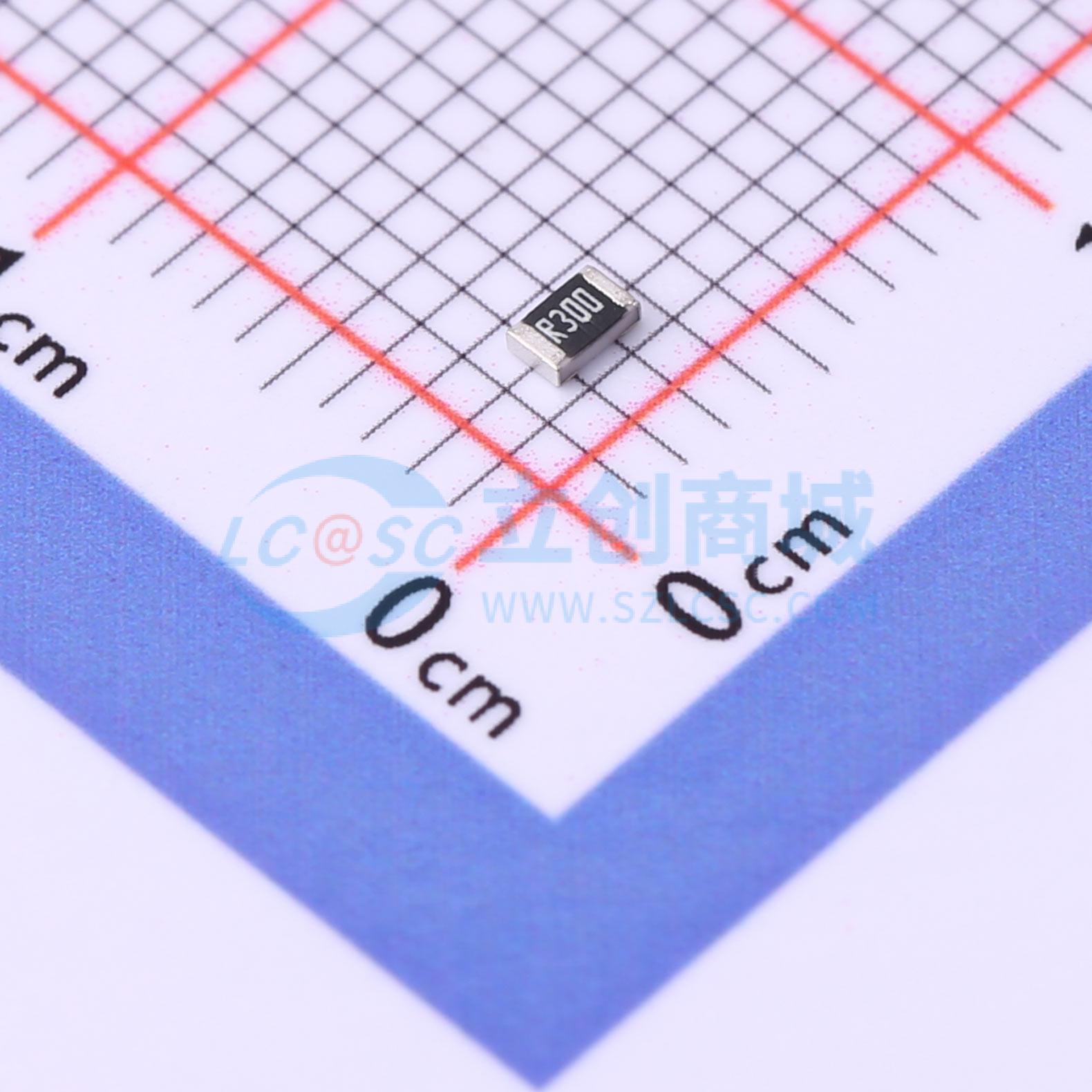 点击查看大图 CR0805F8R300G实物图