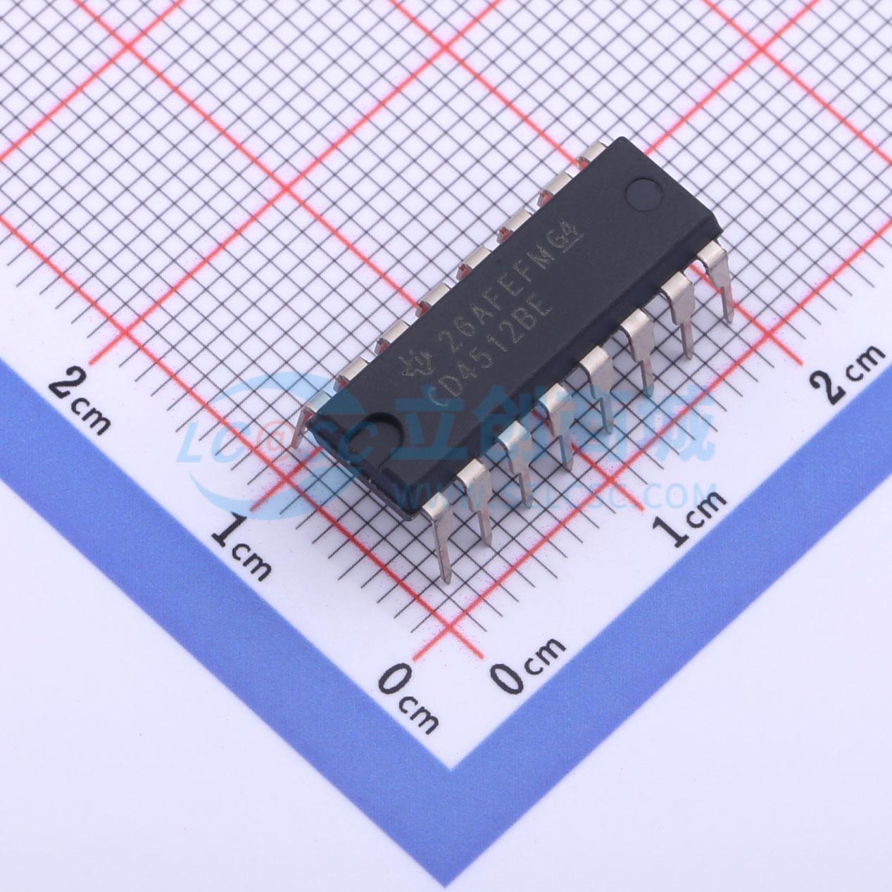 点击查看大图 CD4512BE实物图