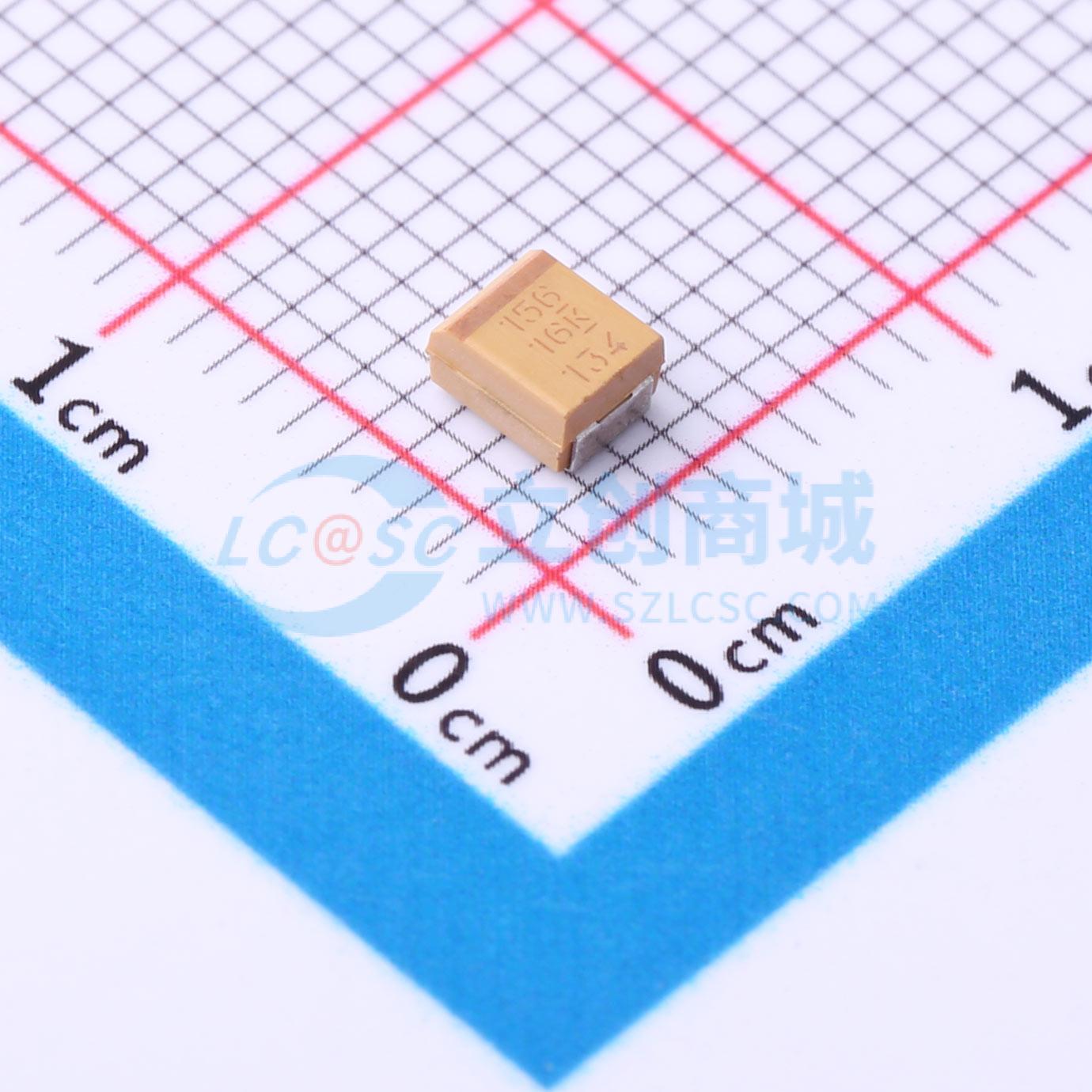 点击查看大图 T491B156K016AT实物图