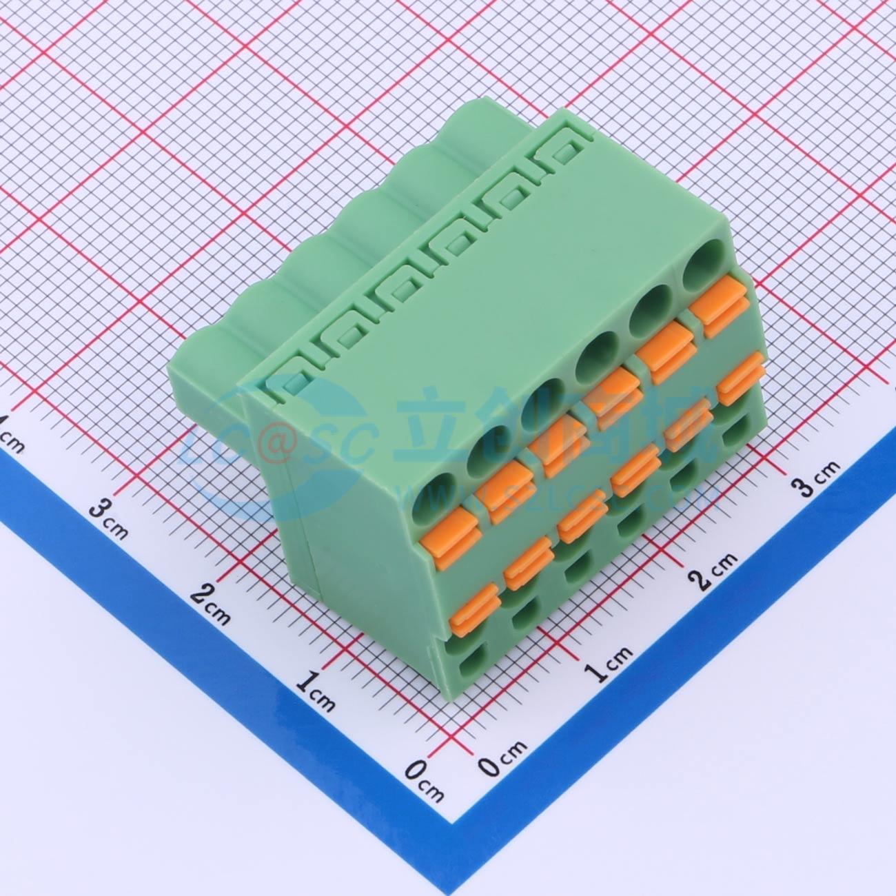 点击查看大图 KF2EDGKDH-5.0-6P实物图