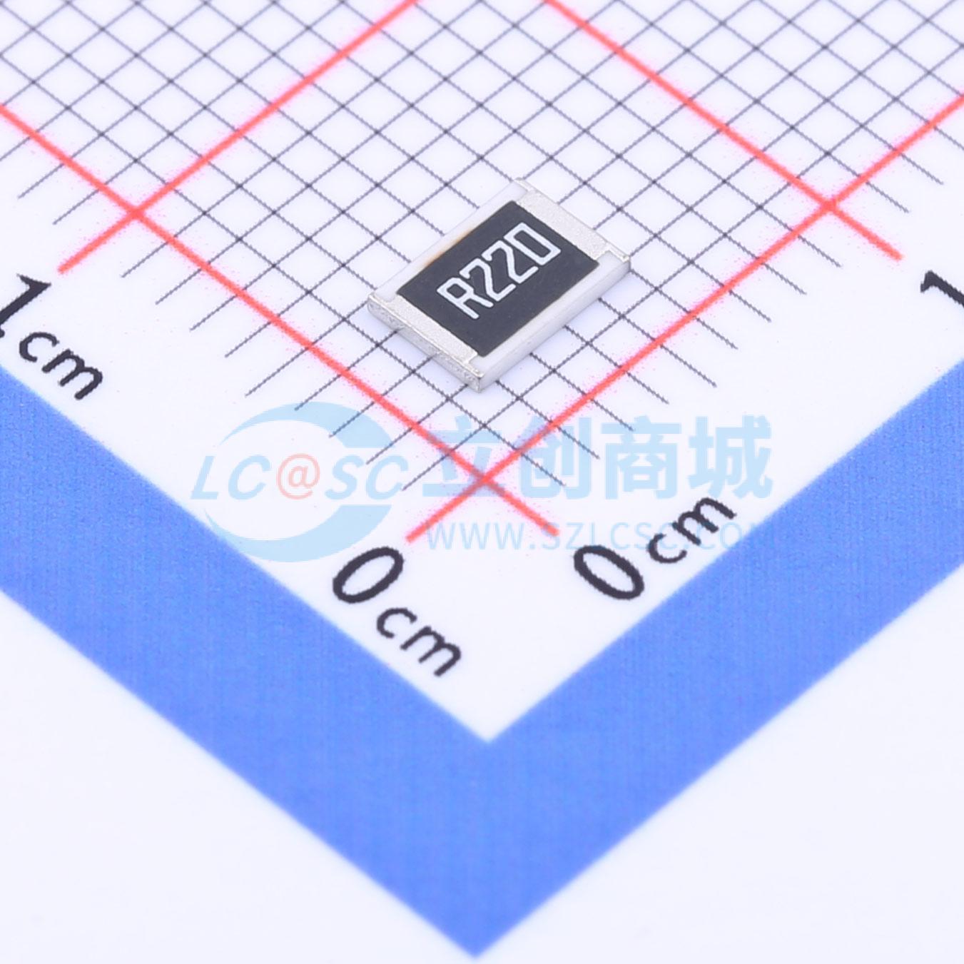 点击查看大图 FRL1812JR220TS实物图