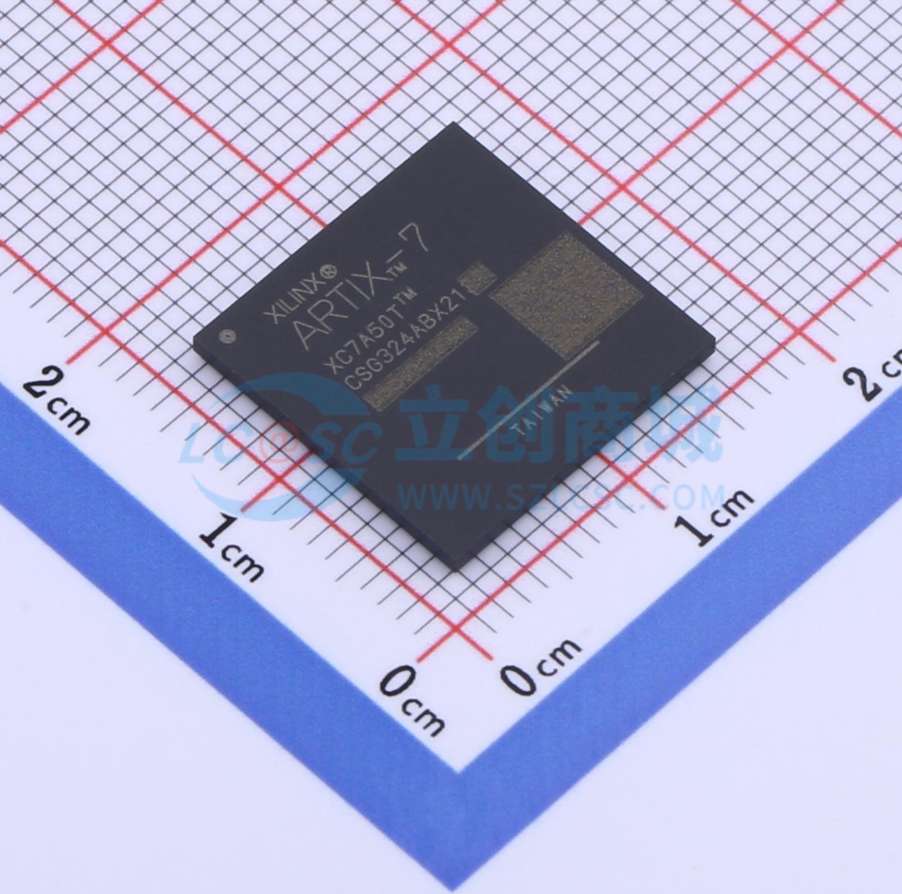 点击查看大图 XC7A50T-2CSG324C实物图