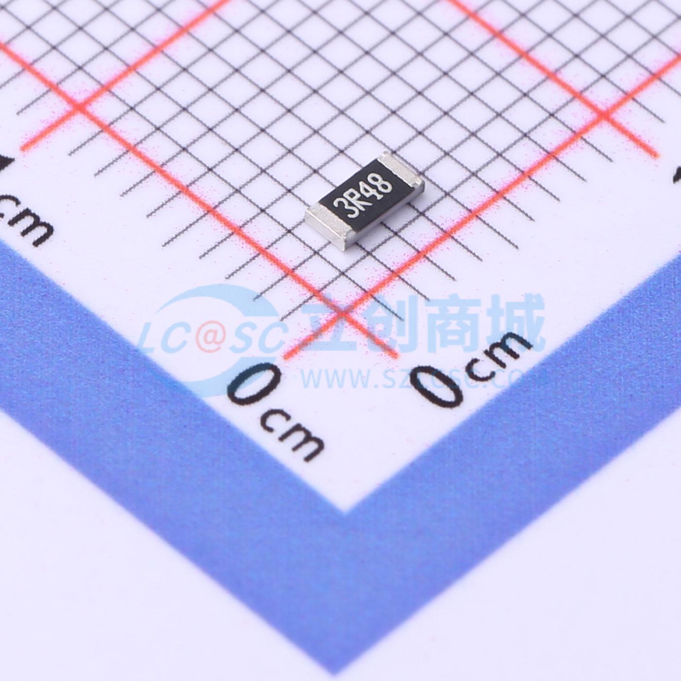 点击查看大图 CR1206F43R48G实物图