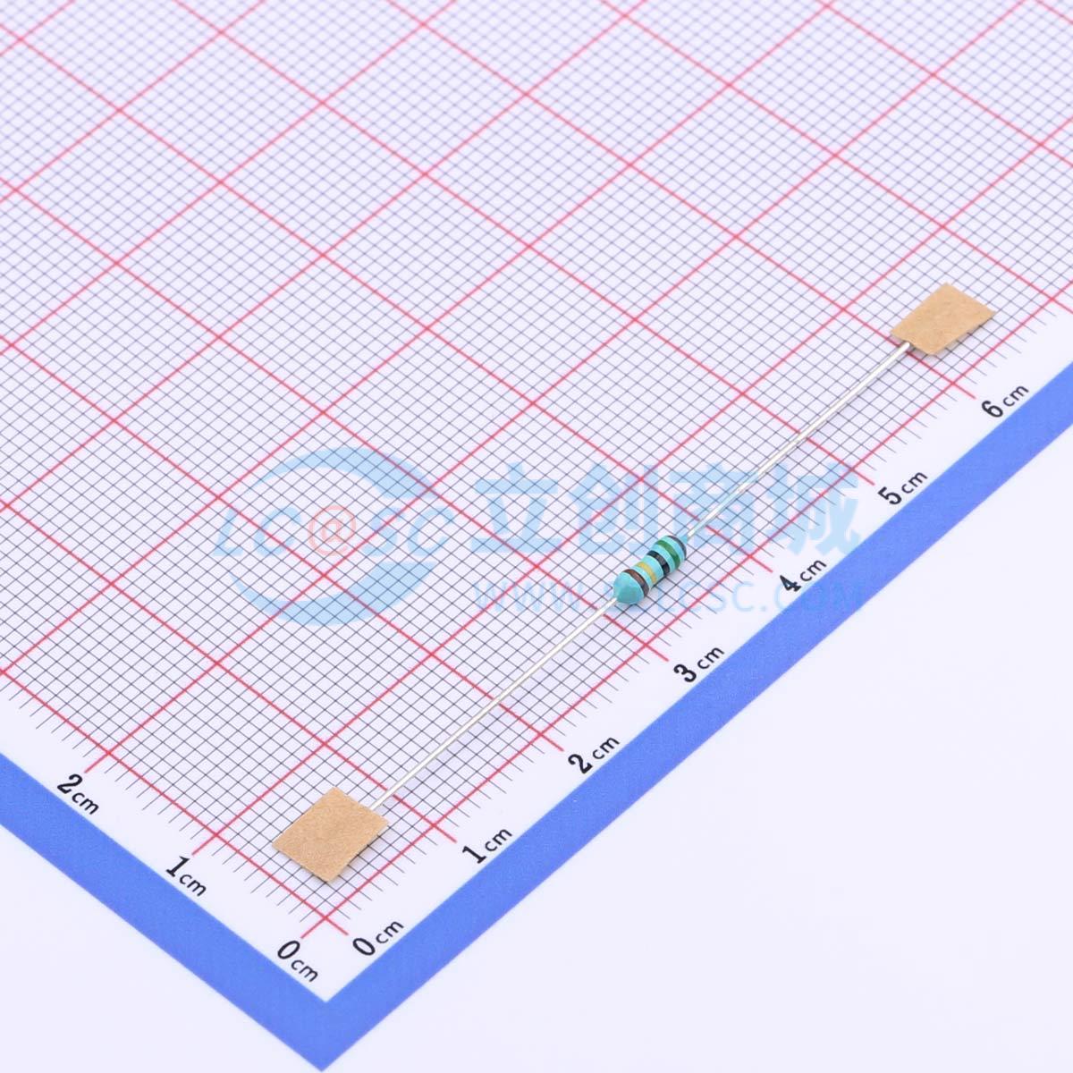 点击查看大图 RT 1/4W 1M5 F T/B实物图