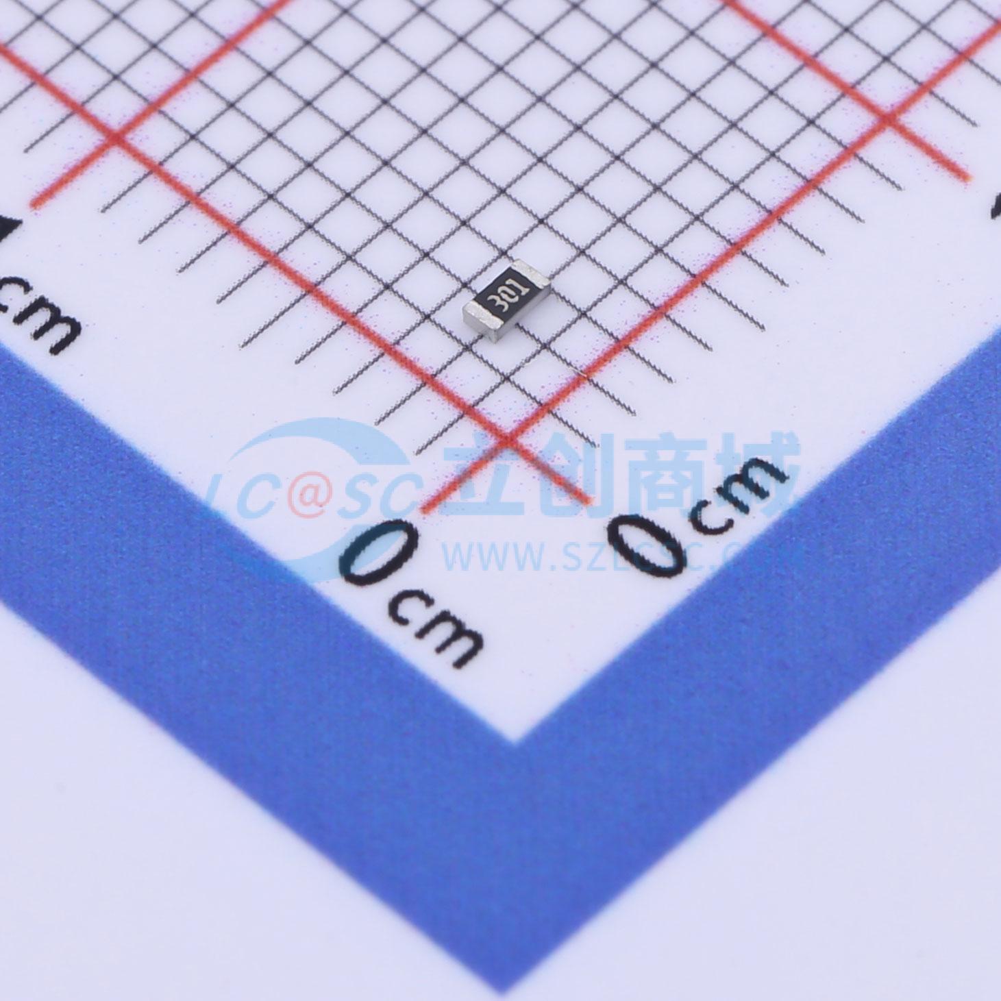 点击查看大图 SCR0603J300R实物图