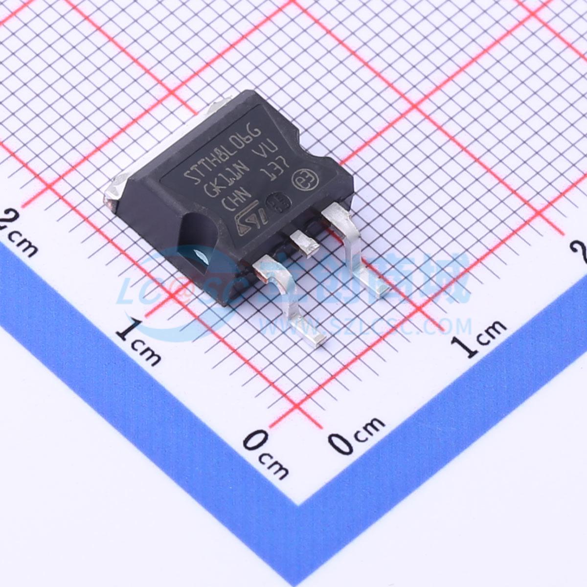 点击查看大图 STTH8L06G-TR实物图
