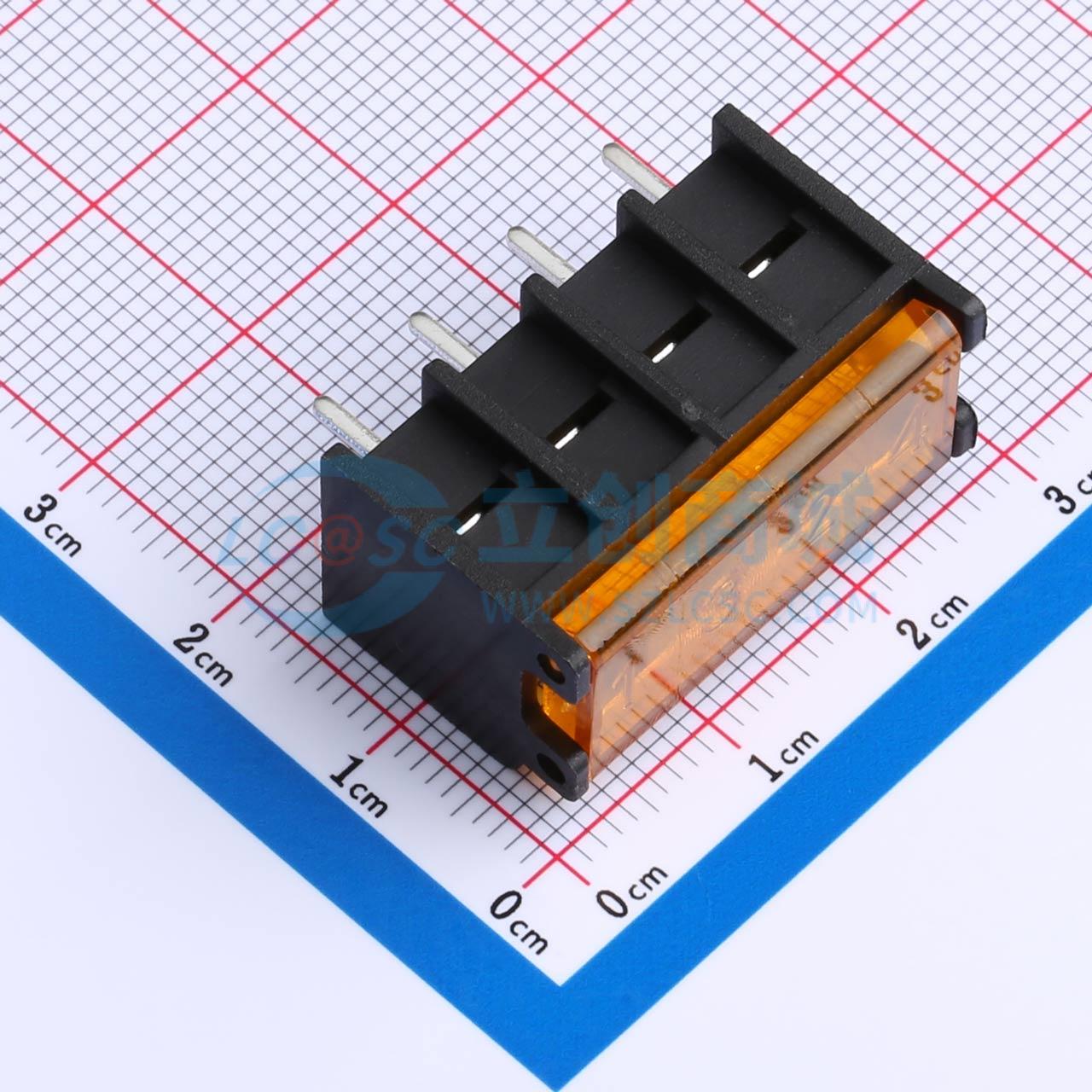 点击查看大图 DBT50G-6.35-4P-BK-P OGC实物图