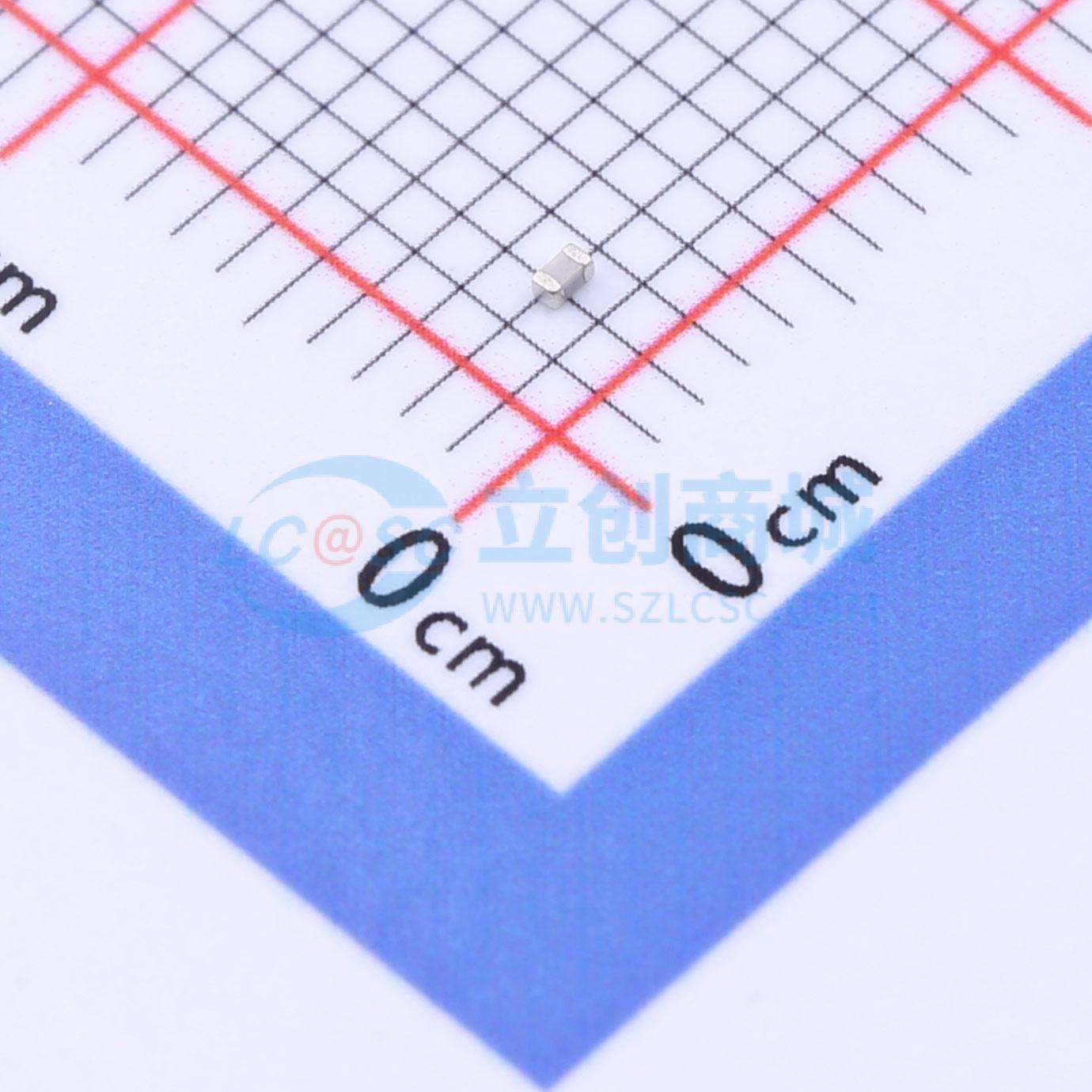 点击查看大图 0402N391J500CT-C实物图