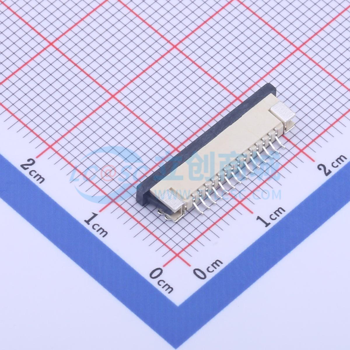 点击查看大图 KH-CL1.0-H2.5-14PIN实物图