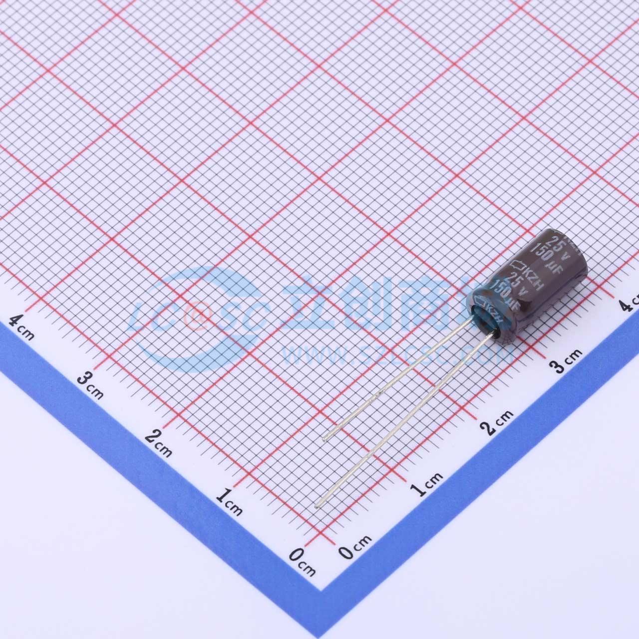 EKZH250ELL151MF11D实物图