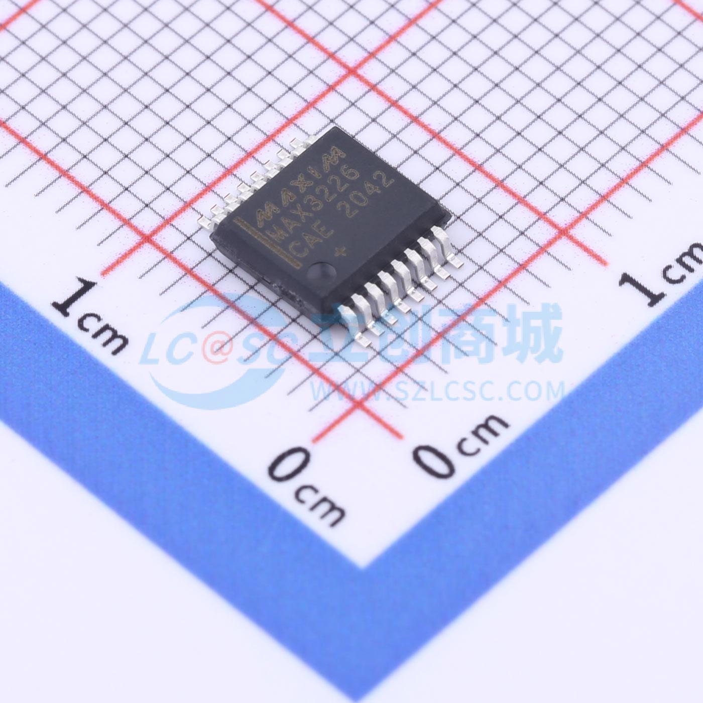 点击查看大图 MAX3226CAE+T实物图