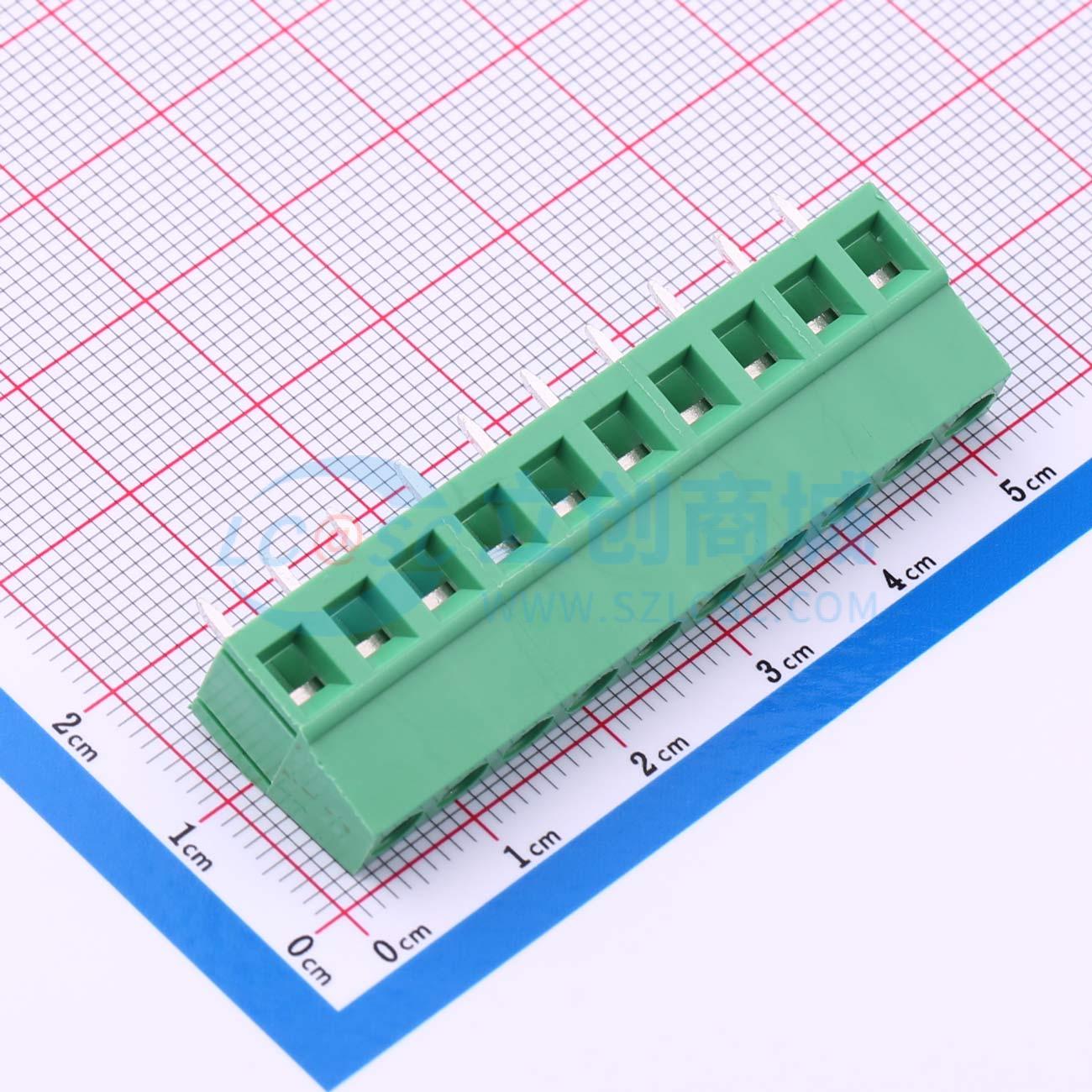 点击查看大图 MX128-5.08-10P-GN01-Cu-Y-A实物图