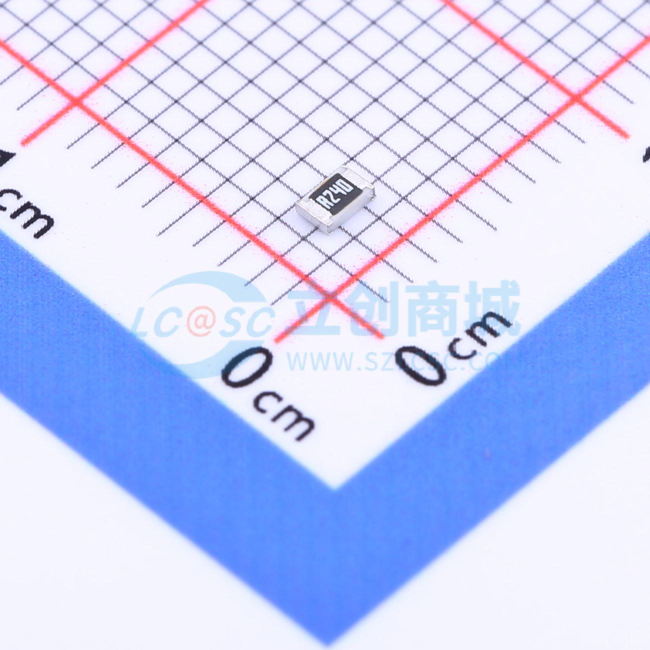 点击查看大图 FRL0805FR240TS实物图
