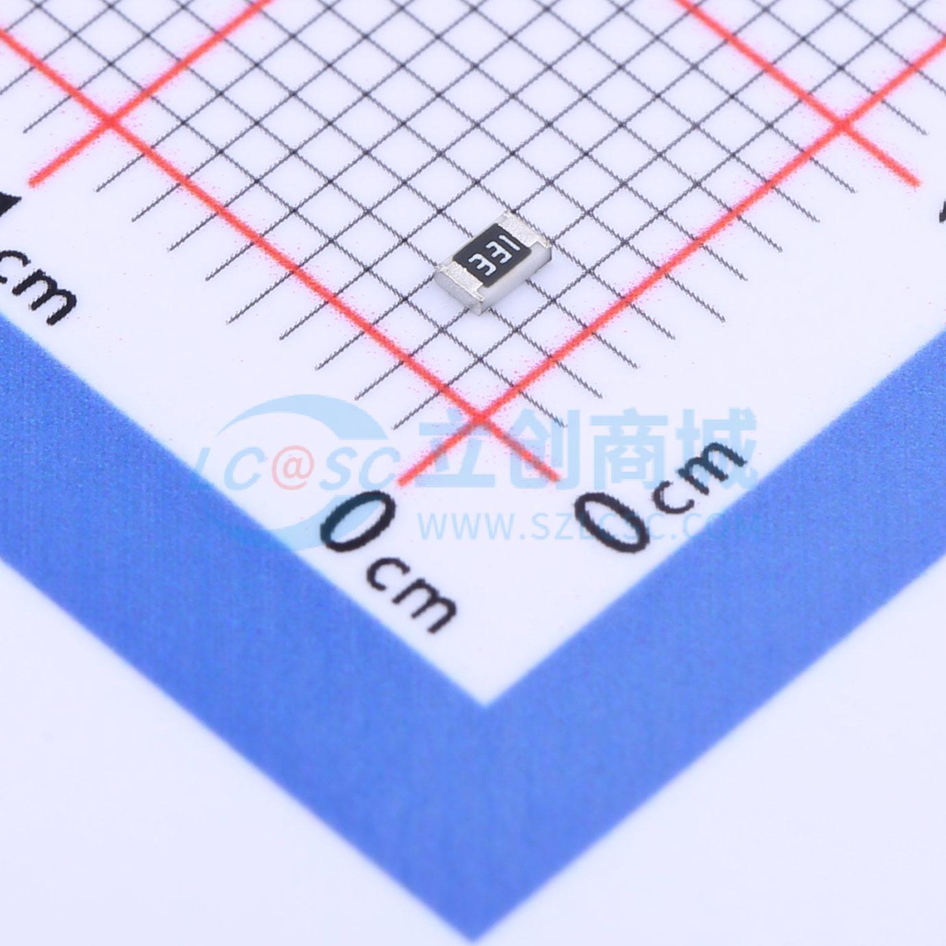 点击查看大图 FRD0805J331TS实物图