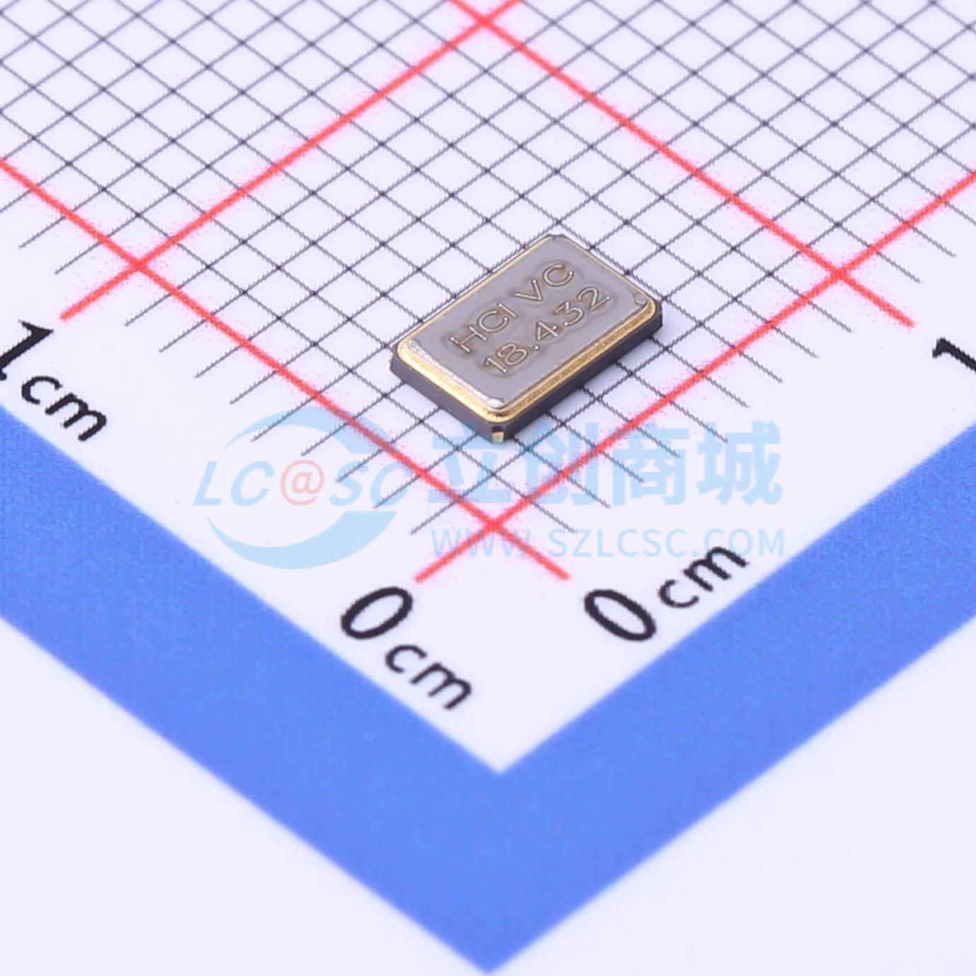 点击查看大图 XC53M4-18.432-F20LJDT实物图