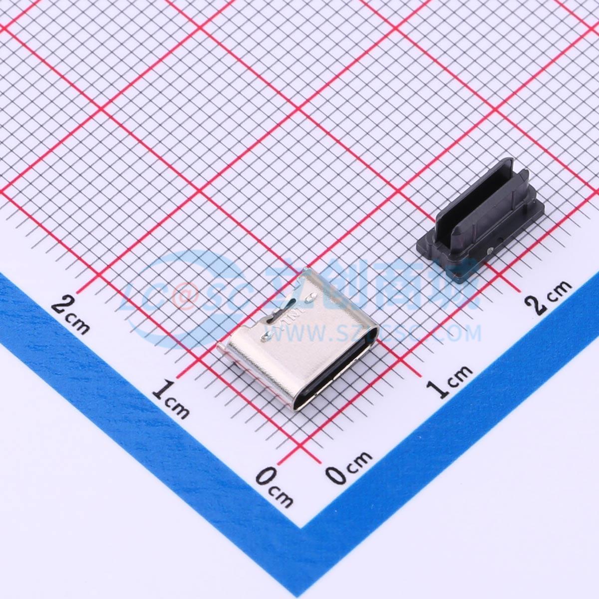 点击查看大图 TYPE-C 6P LTH6.5实物图