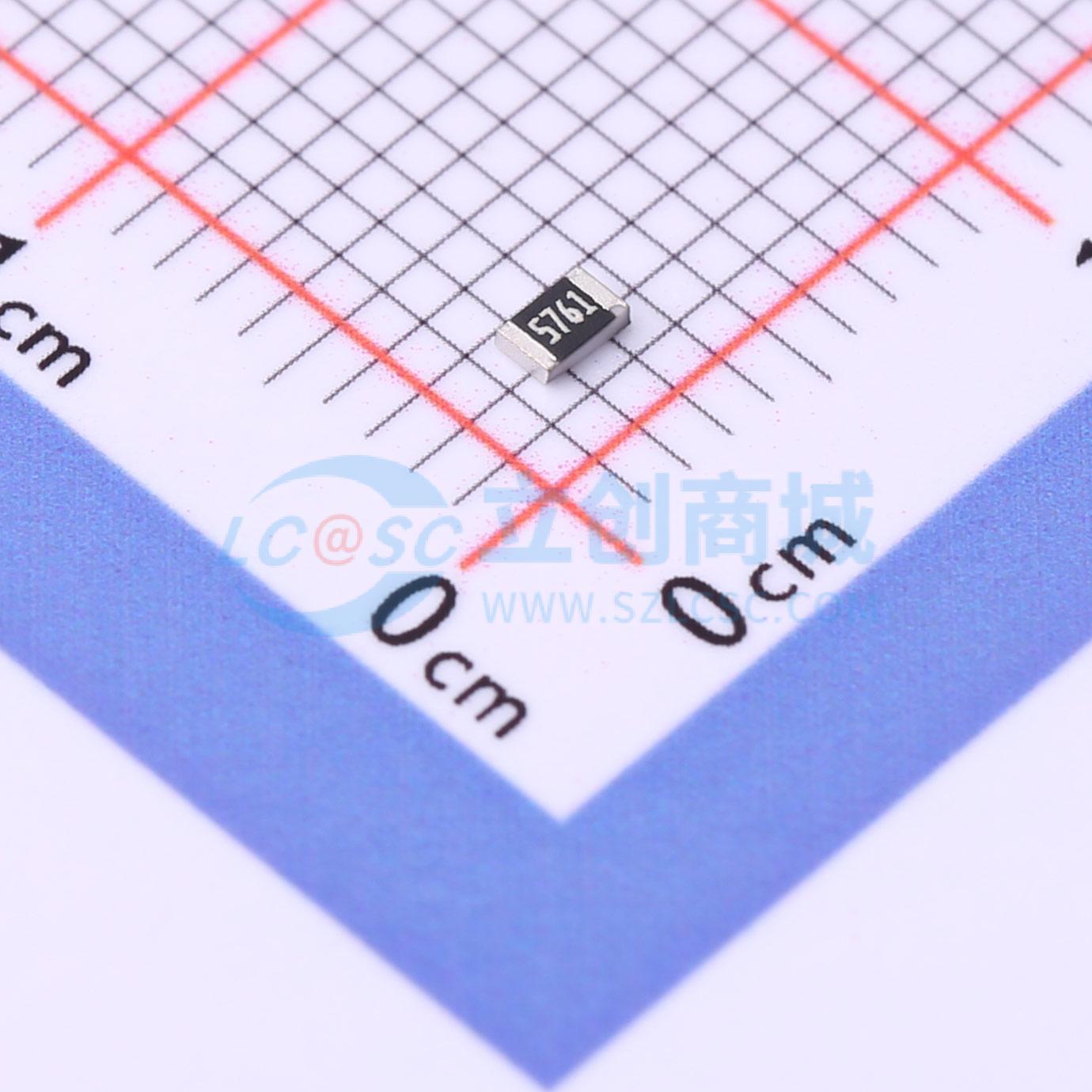 点击查看大图 CR0805F85761G实物图