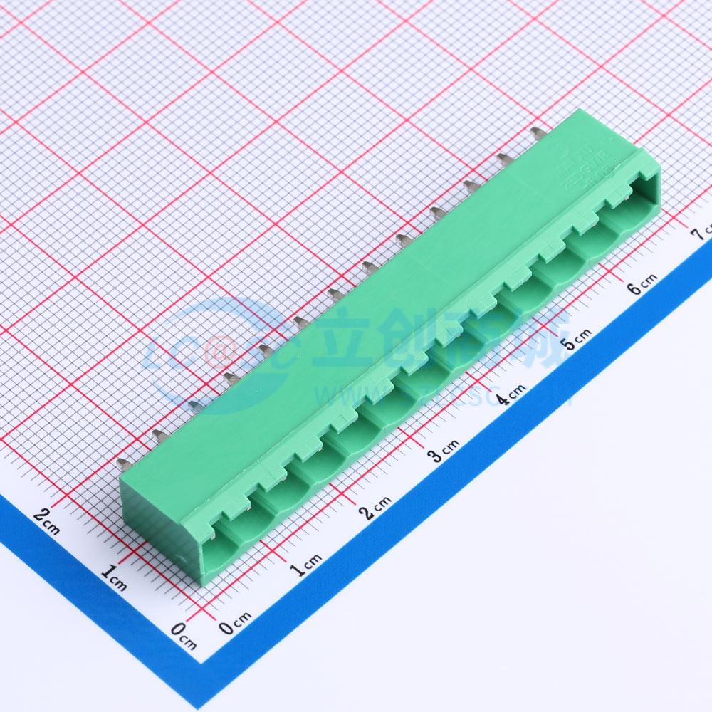 点击查看大图 MX2EDGVC-5.08-13P-GN01-Cu-A实物图