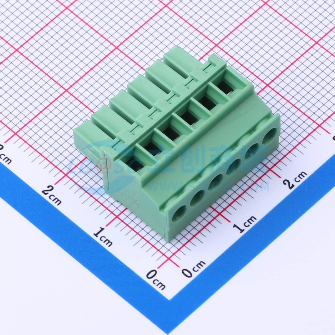 点击查看大图 DB2EKB-3.5-6P-GN-S实物图