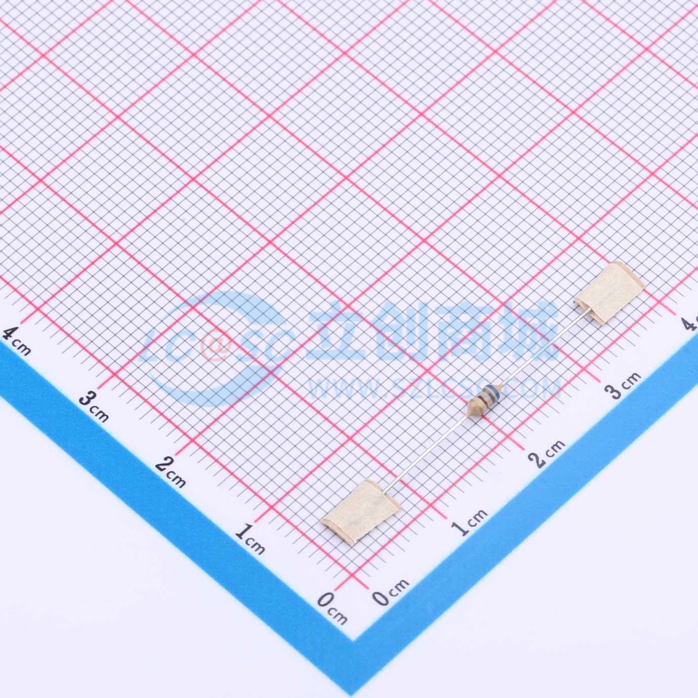 点击查看大图 CR1/8W-680Ω±5%-ST26实物图