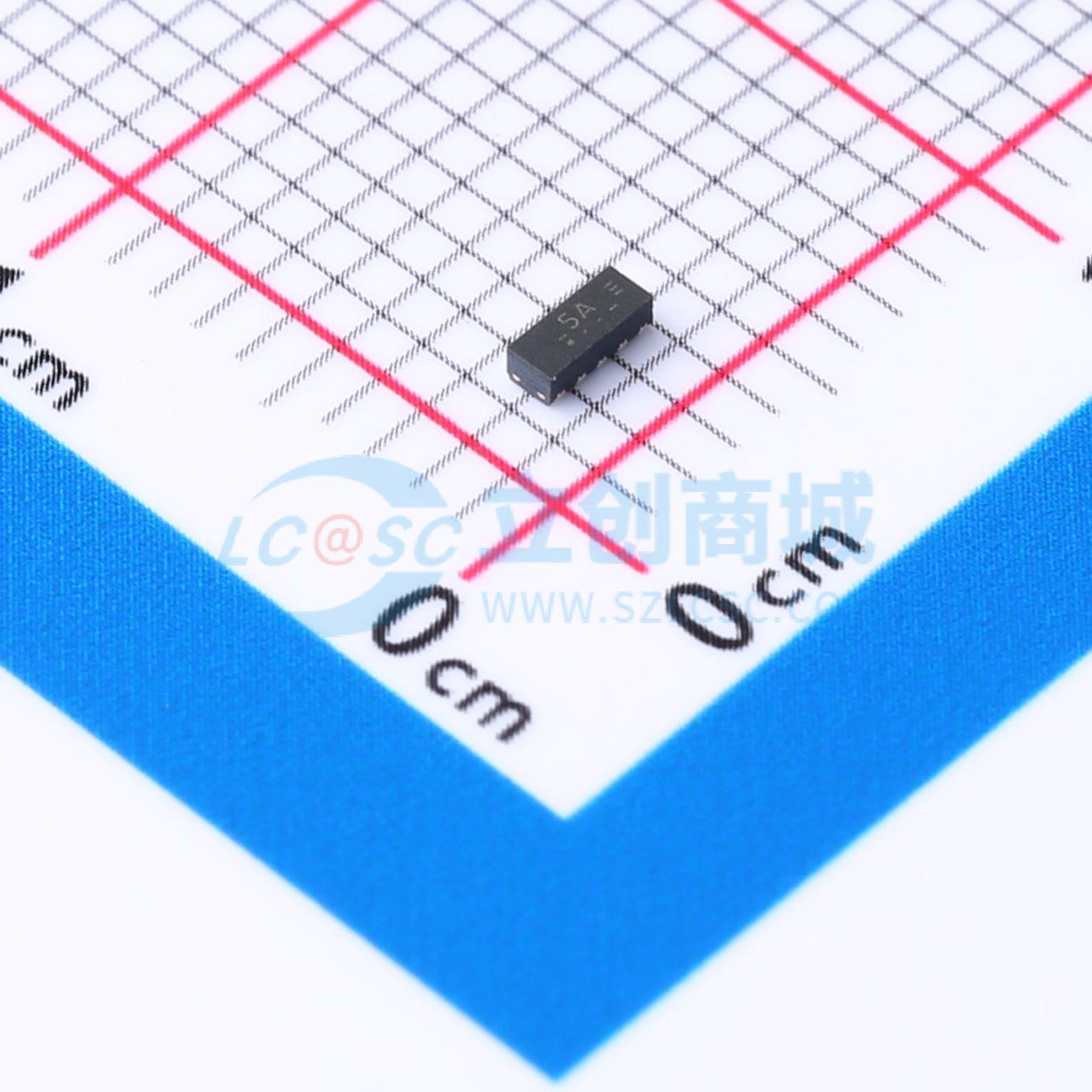 点击查看大图 PESD4USB5B-TBSX实物图