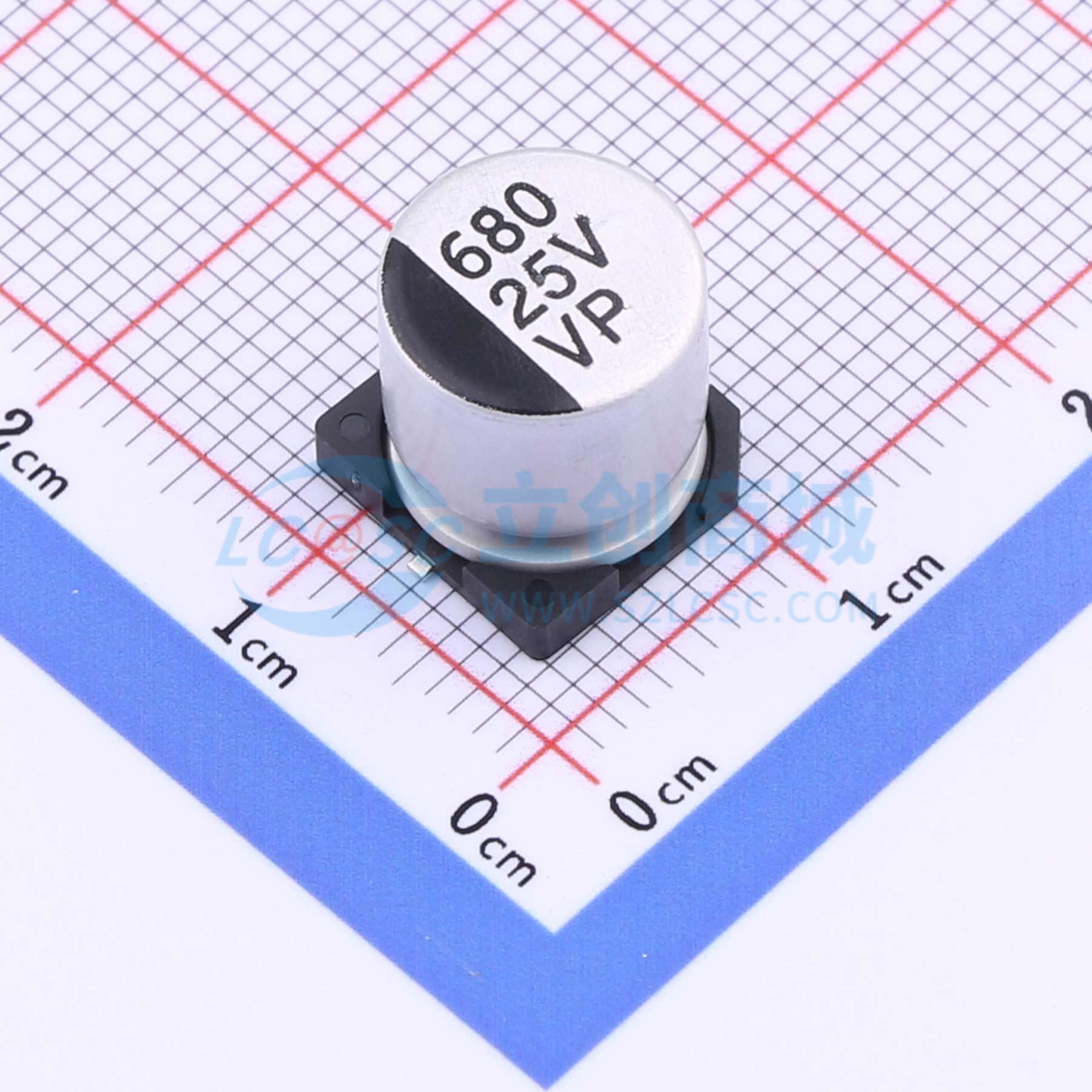 点击查看大图 VP1E681M1010实物图