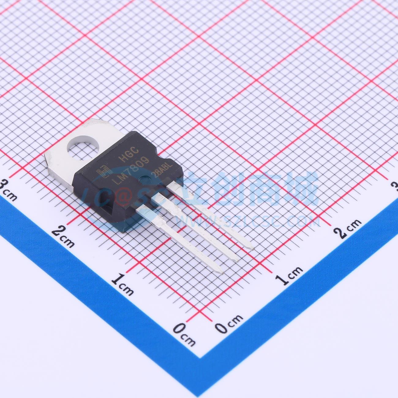 点击查看大图 LM7809TG实物图