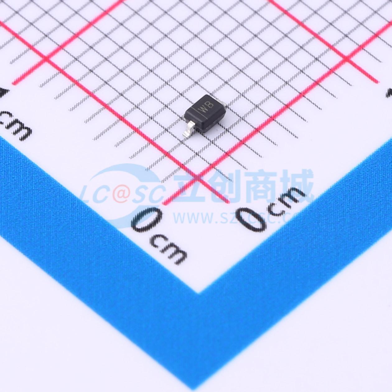 点击查看大图 BZT52C6V8S实物图