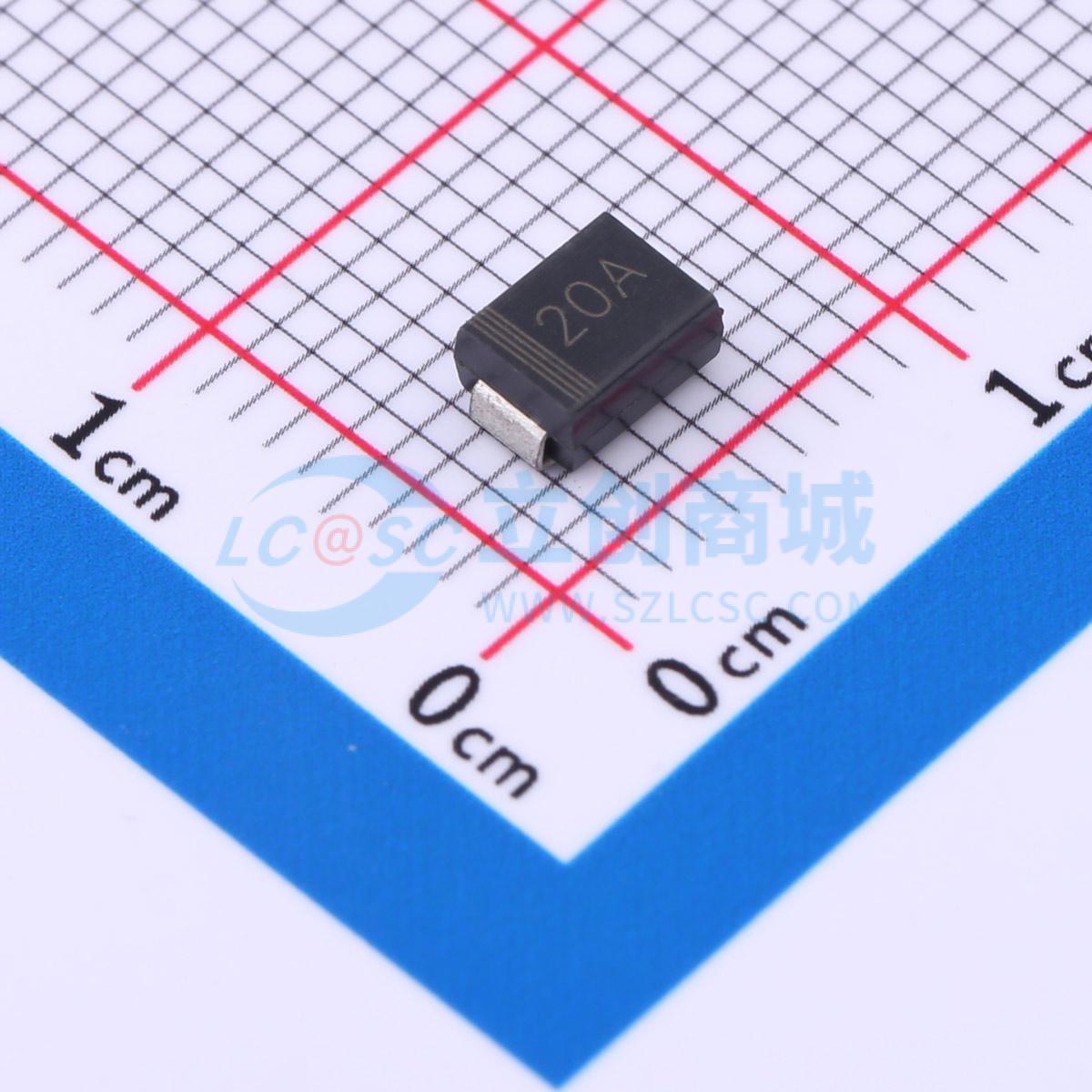 点击查看大图 P6SMB20A实物图