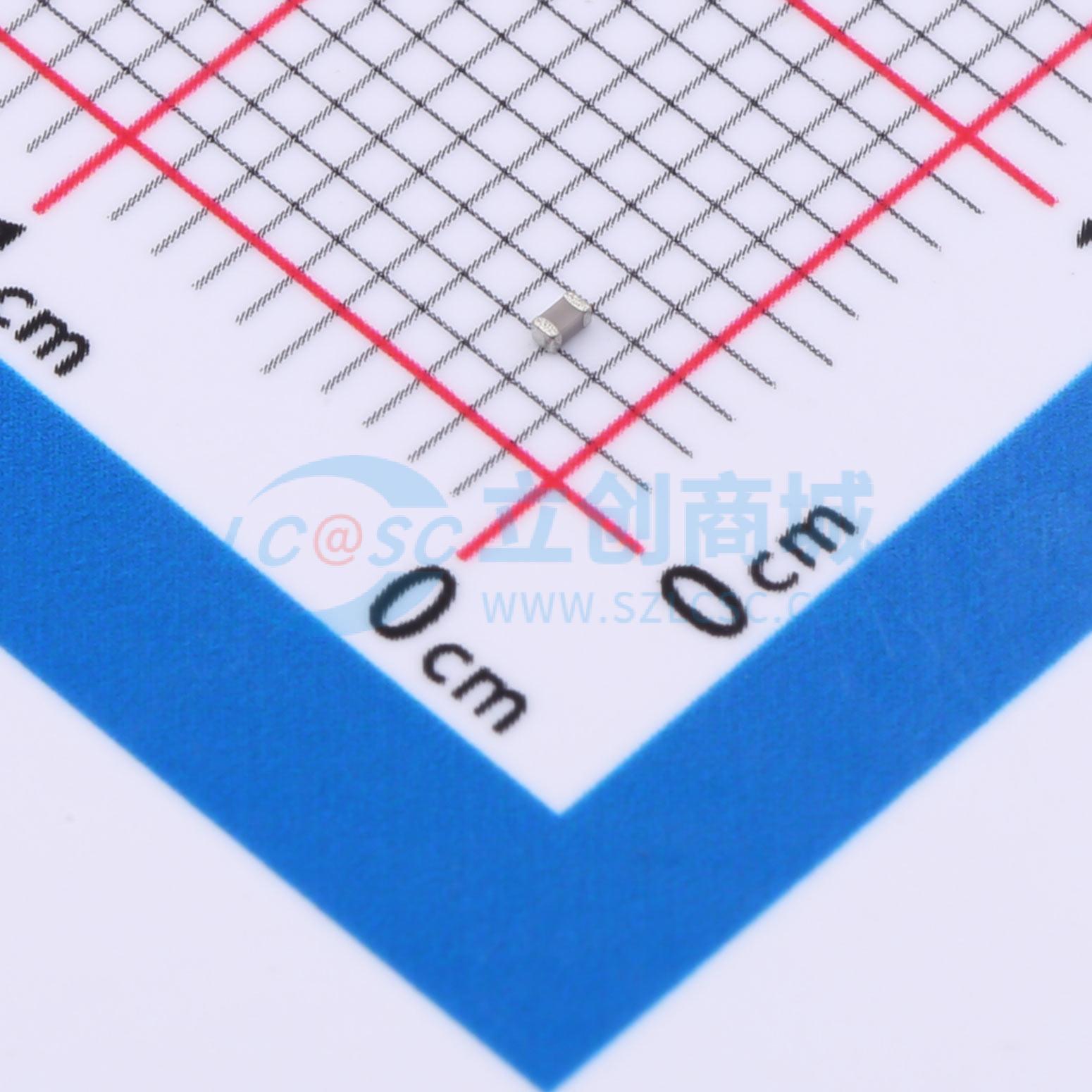 点击查看大图 HGC0402G09R0D500NTEJ实物图
