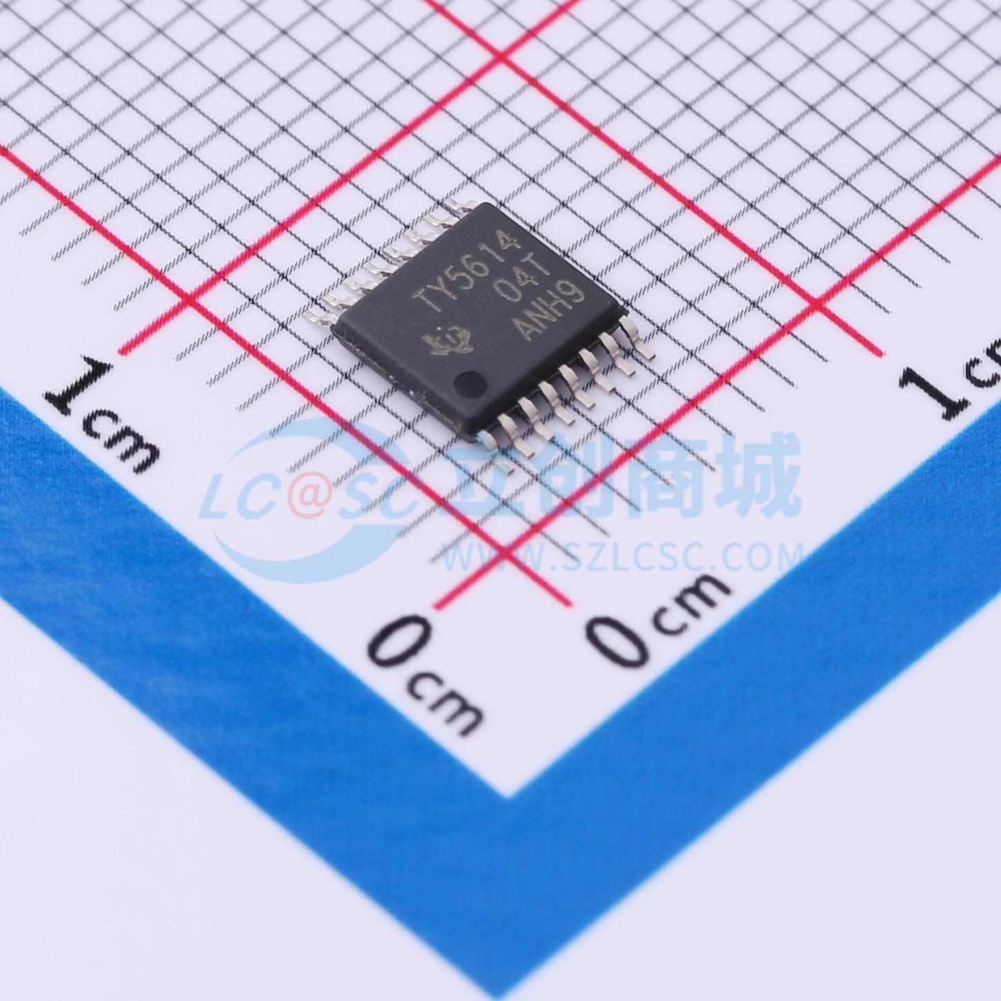 点击查看大图 TLV5614IPW实物图