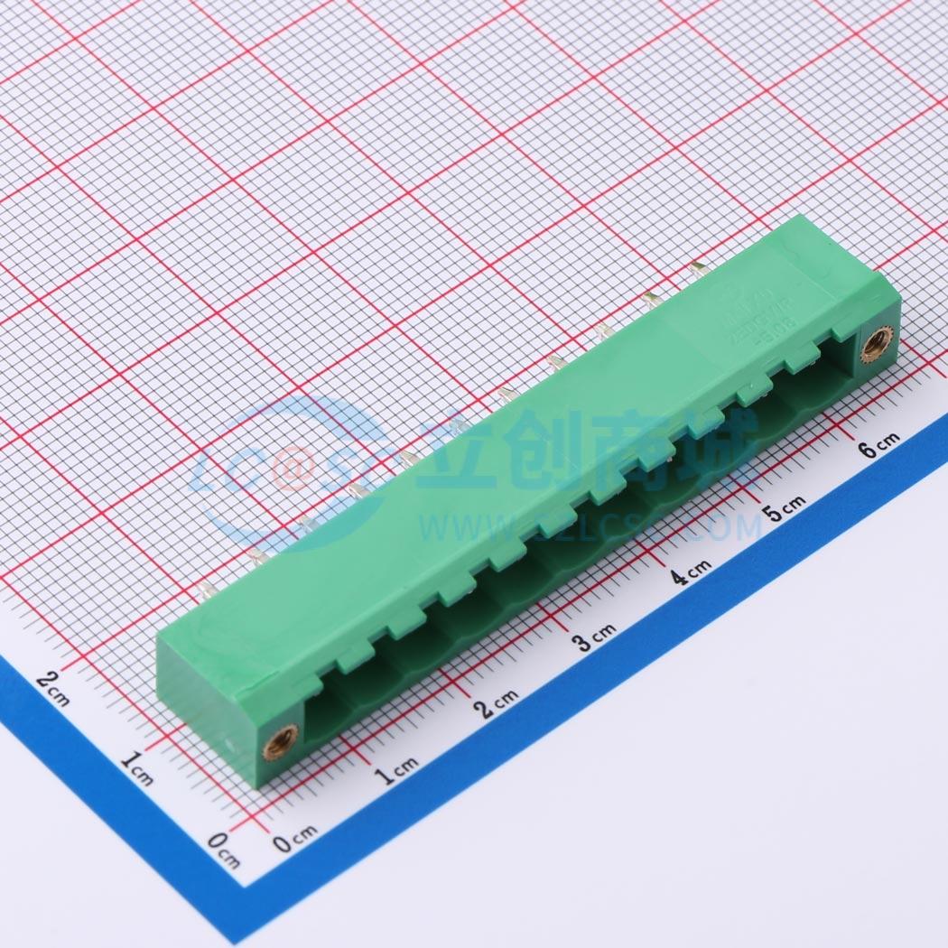 点击查看大图 MX2EDGVM-5.08-11P-GN01-Cu-A实物图