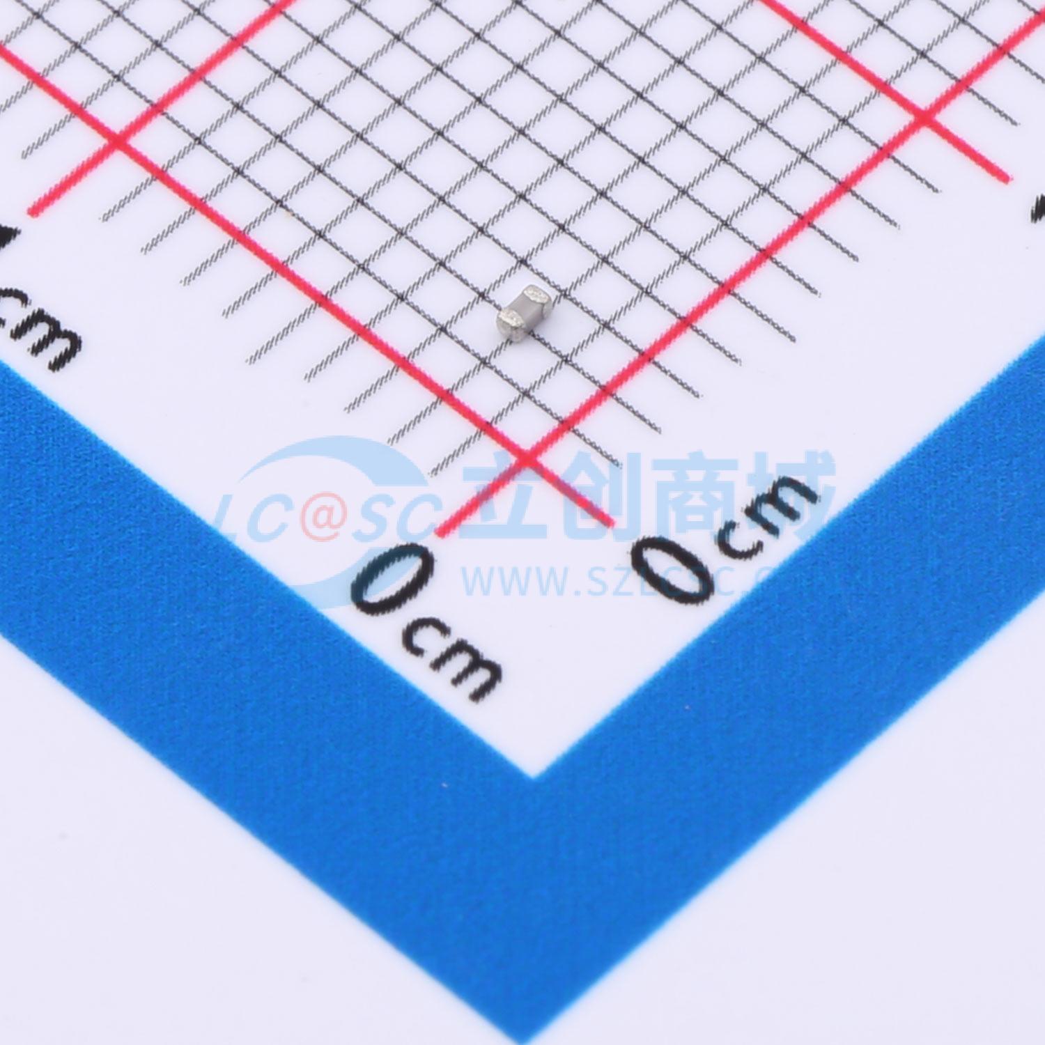 点击查看大图 HGC0402G09R0B500NTEJ实物图