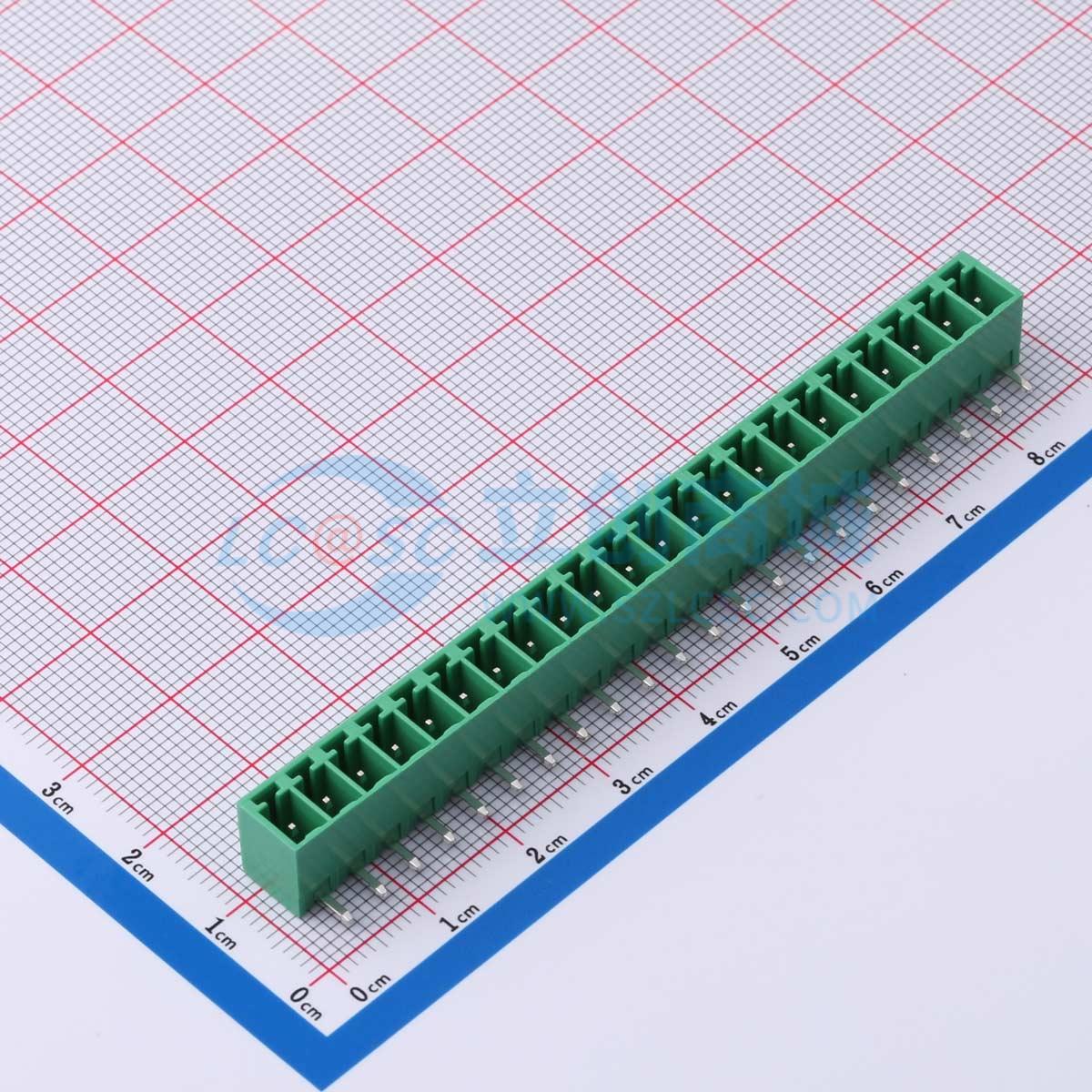 点击查看大图 MX15EDGRC-3.81-22P-GN01-Cu-A实物图