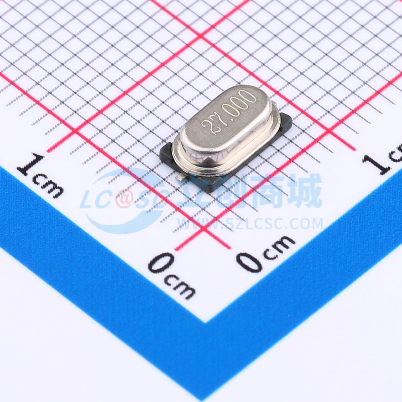 点击查看大图 27M 20PF 10PPM实物图