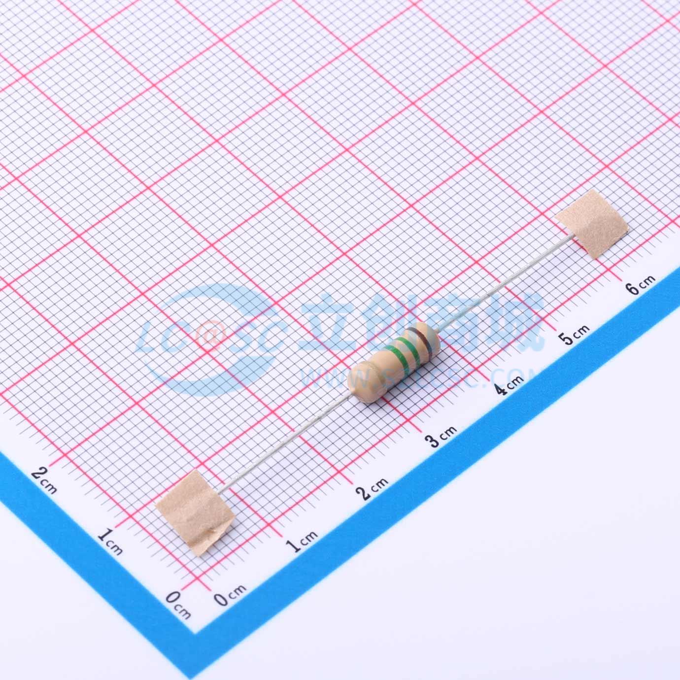 点击查看大图 CR1W-1M5±5%-TT52实物图