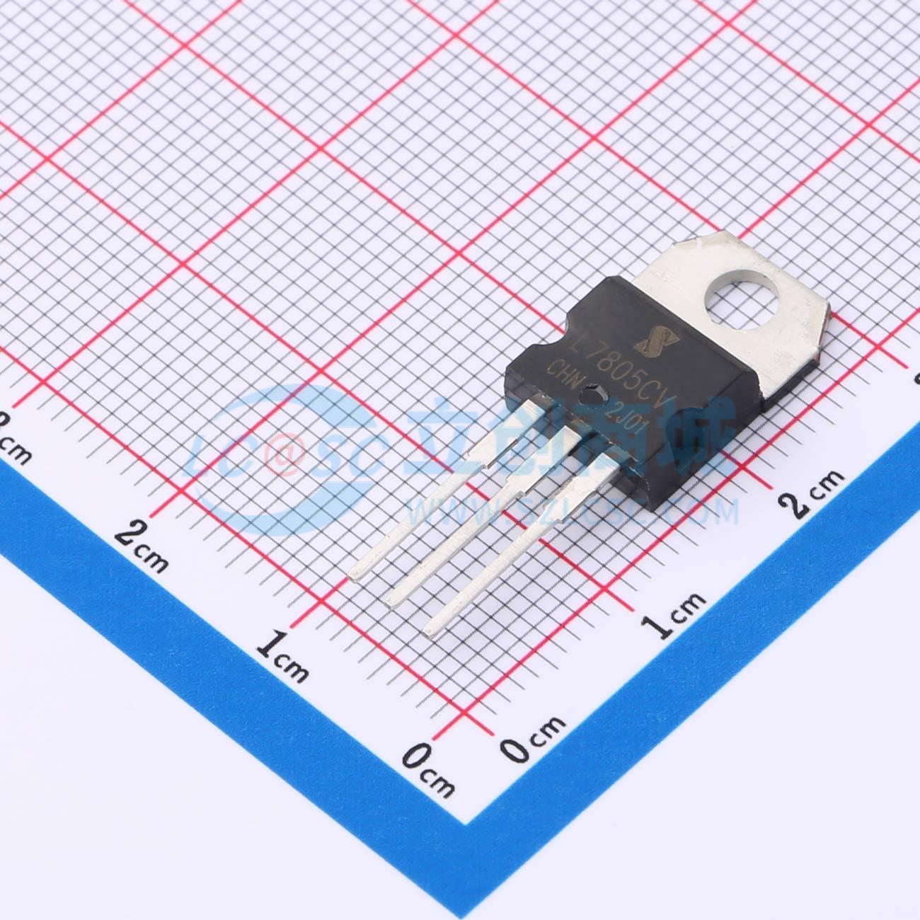 点击查看大图 L7805CV实物图